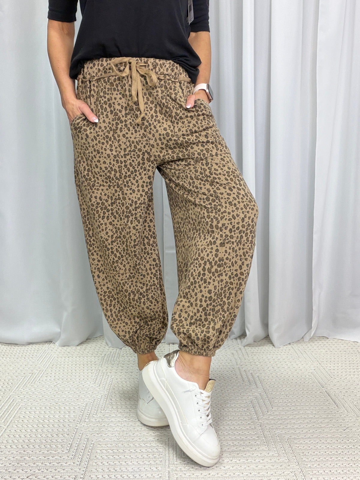 Urban Wild Animal Print Pants In 2 Colors