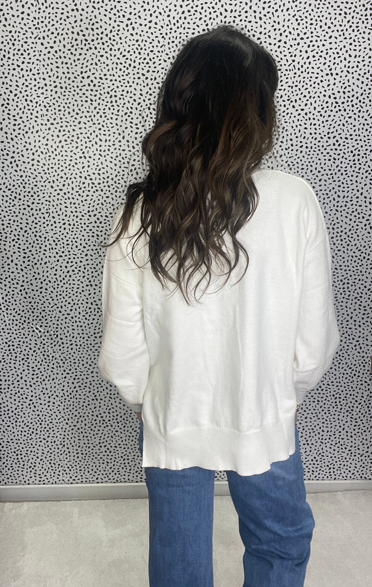 Tied With Love Ribbon Flower Sweater Top *Final Sale*