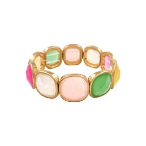 Opal Square Stretch Bracelet In 3 Colors *Final Sale*
