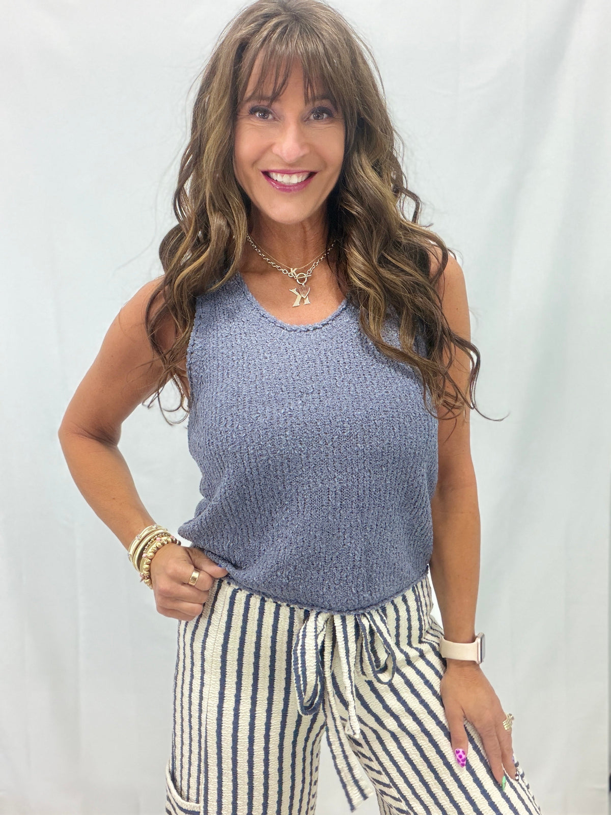 Cutting Corners Sweater Tank Top in 2 Colors