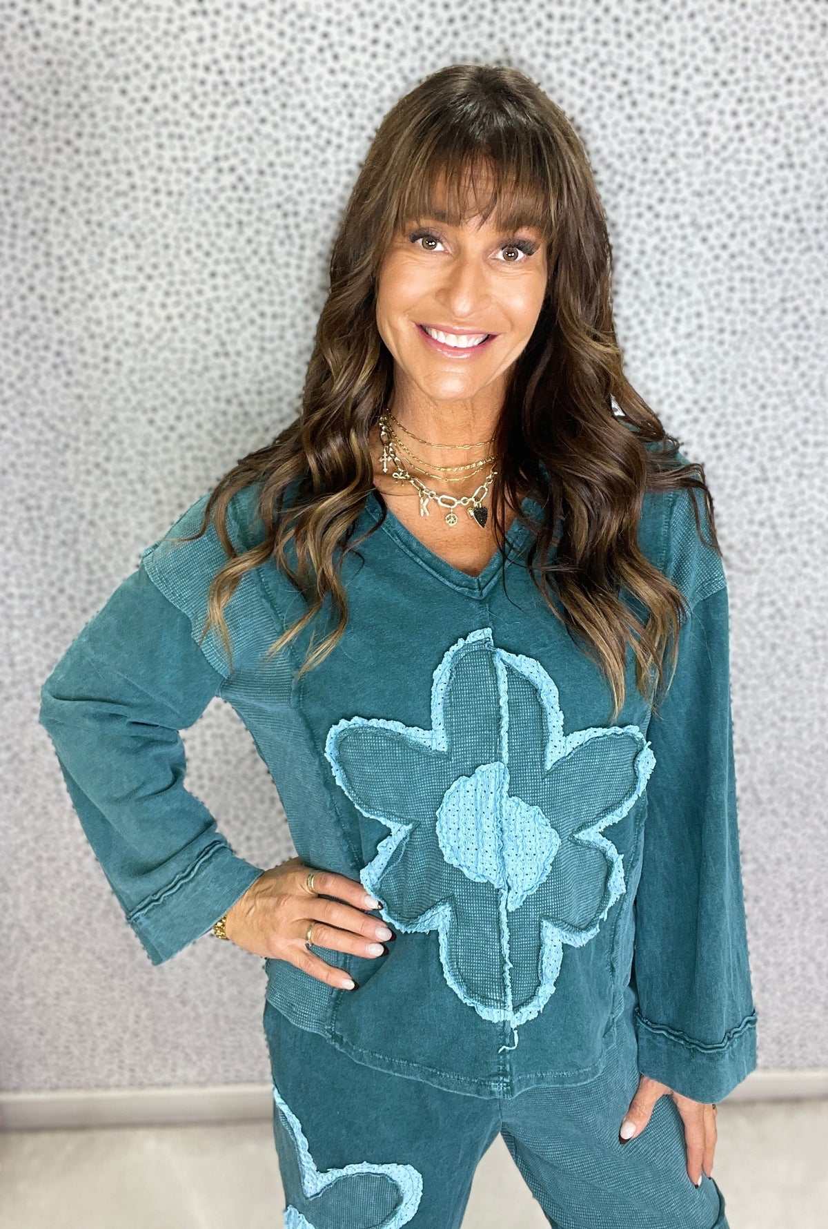 Boho Blooming Mineral Wash Top In 8 Colors