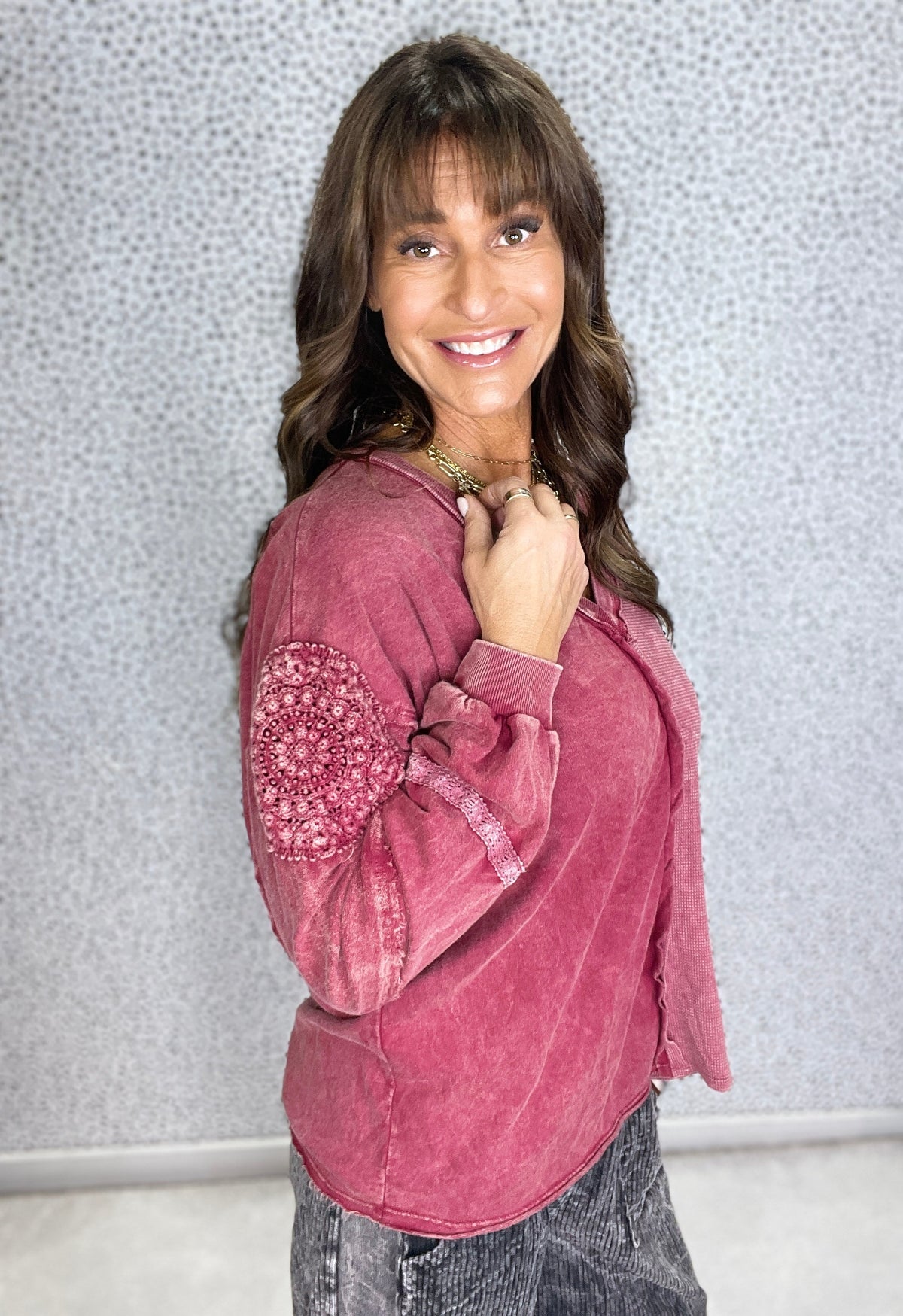 Desert Bloom Waffle Knit Top in 5 Colors