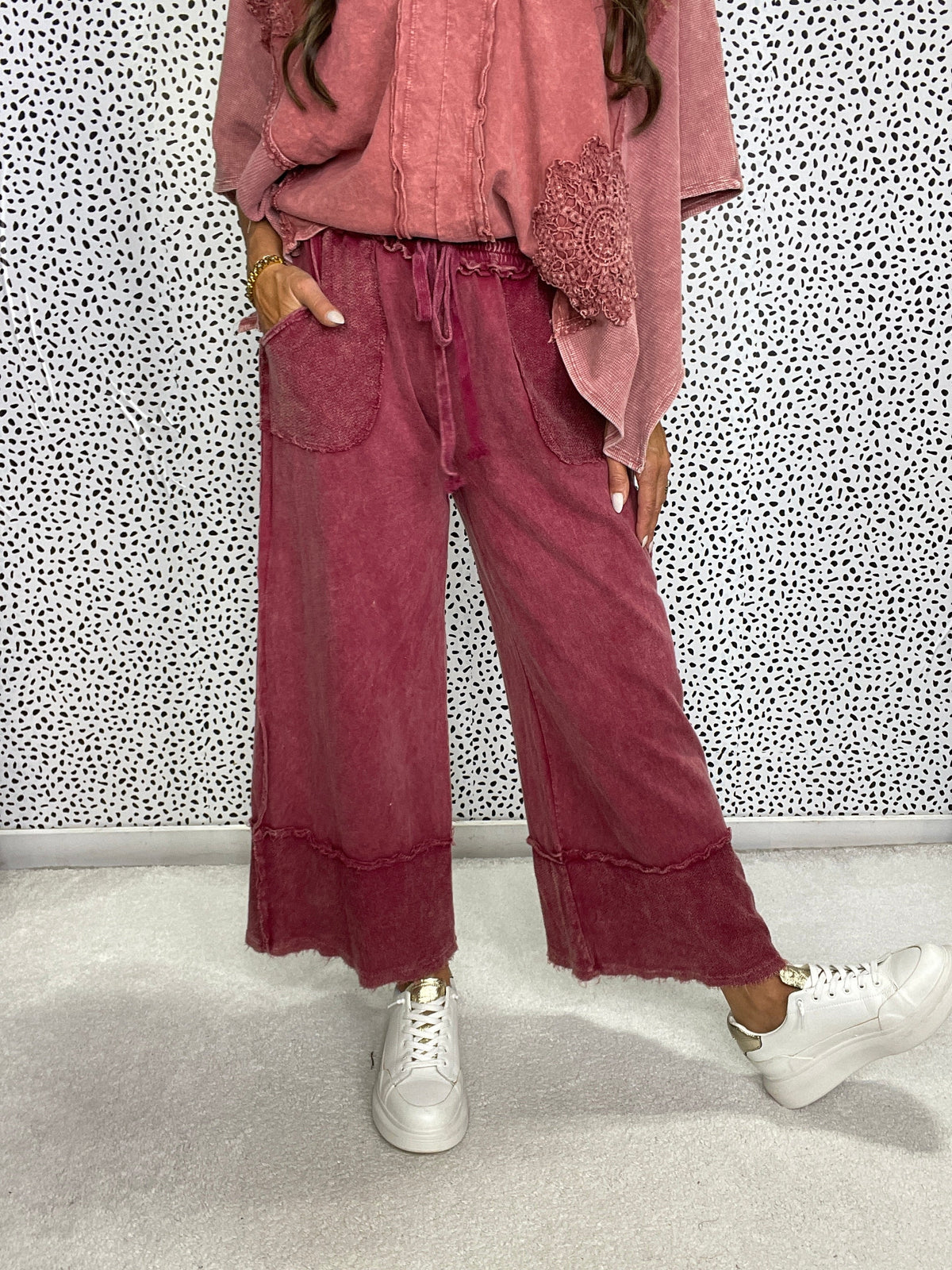 Pretty Girl Easy Mineral Wash Pants In 13 Colors