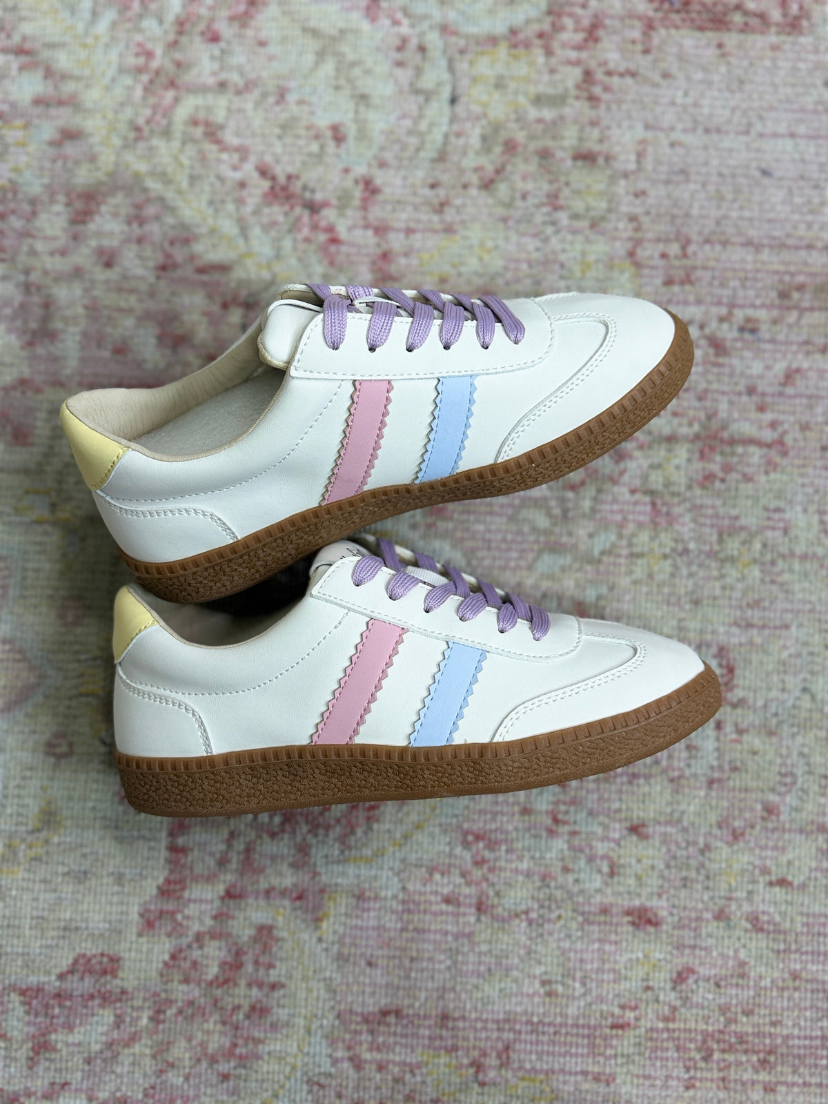 Corkys Heads Up Sneakers In Pastel Combo