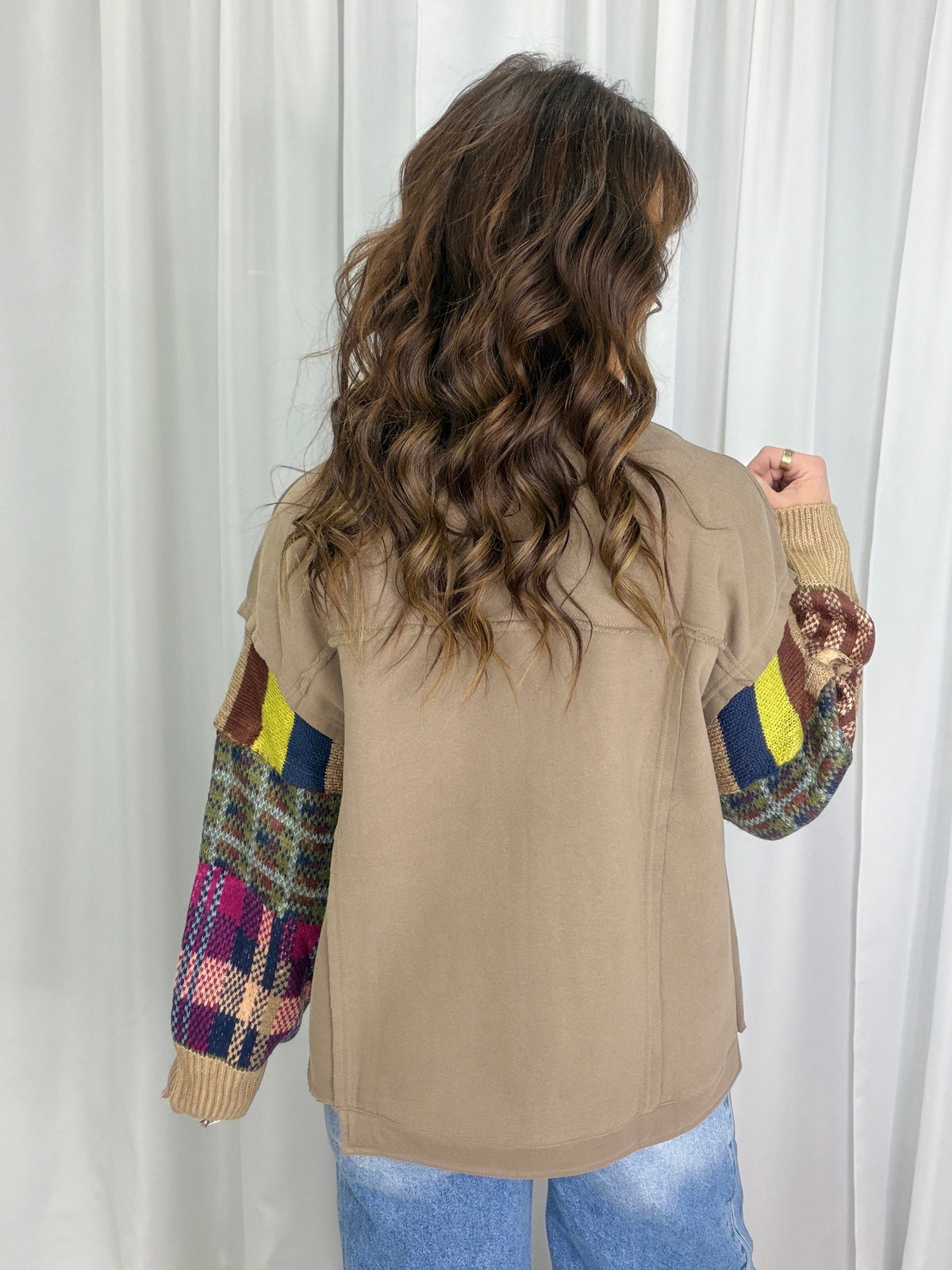 Far Away Long Sleeve Top In Mocha *Final Sale*