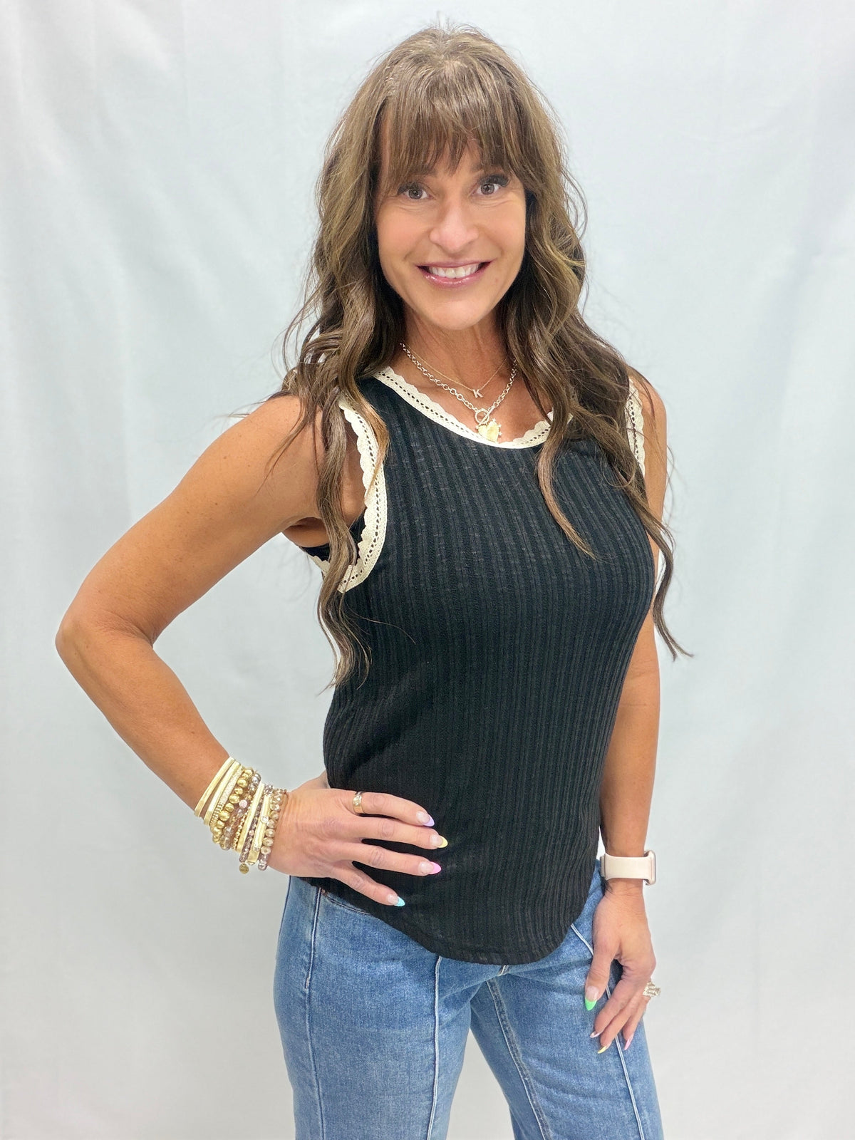 POL Cheerful Moments Sleeveless Top In 5 Colors