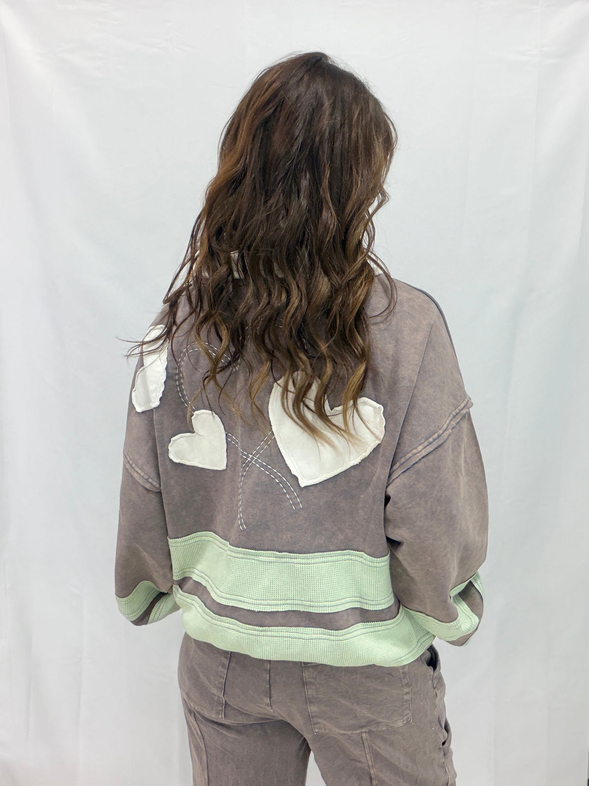 Oli & Hali  All Hearts Rugby Long Sleeve Top In 2 Colors
