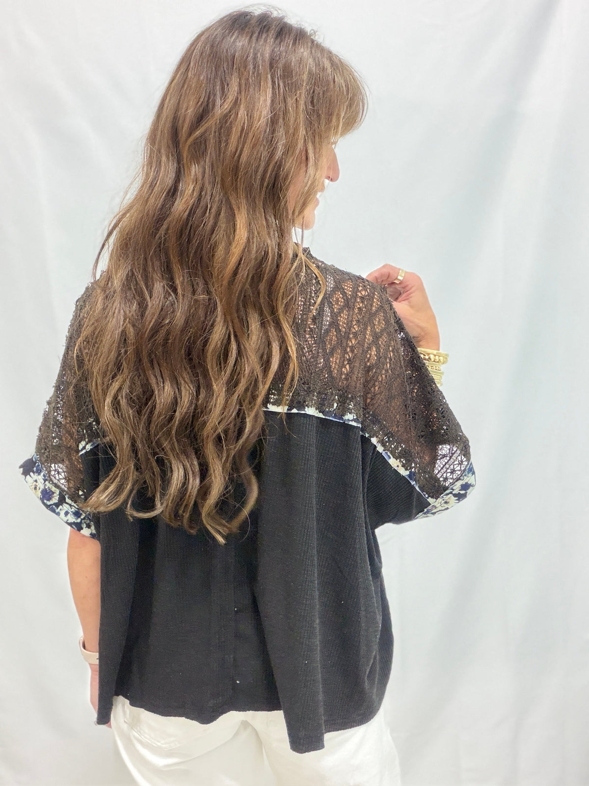 POL Blushing Garden Oversized Top In 3 Colors