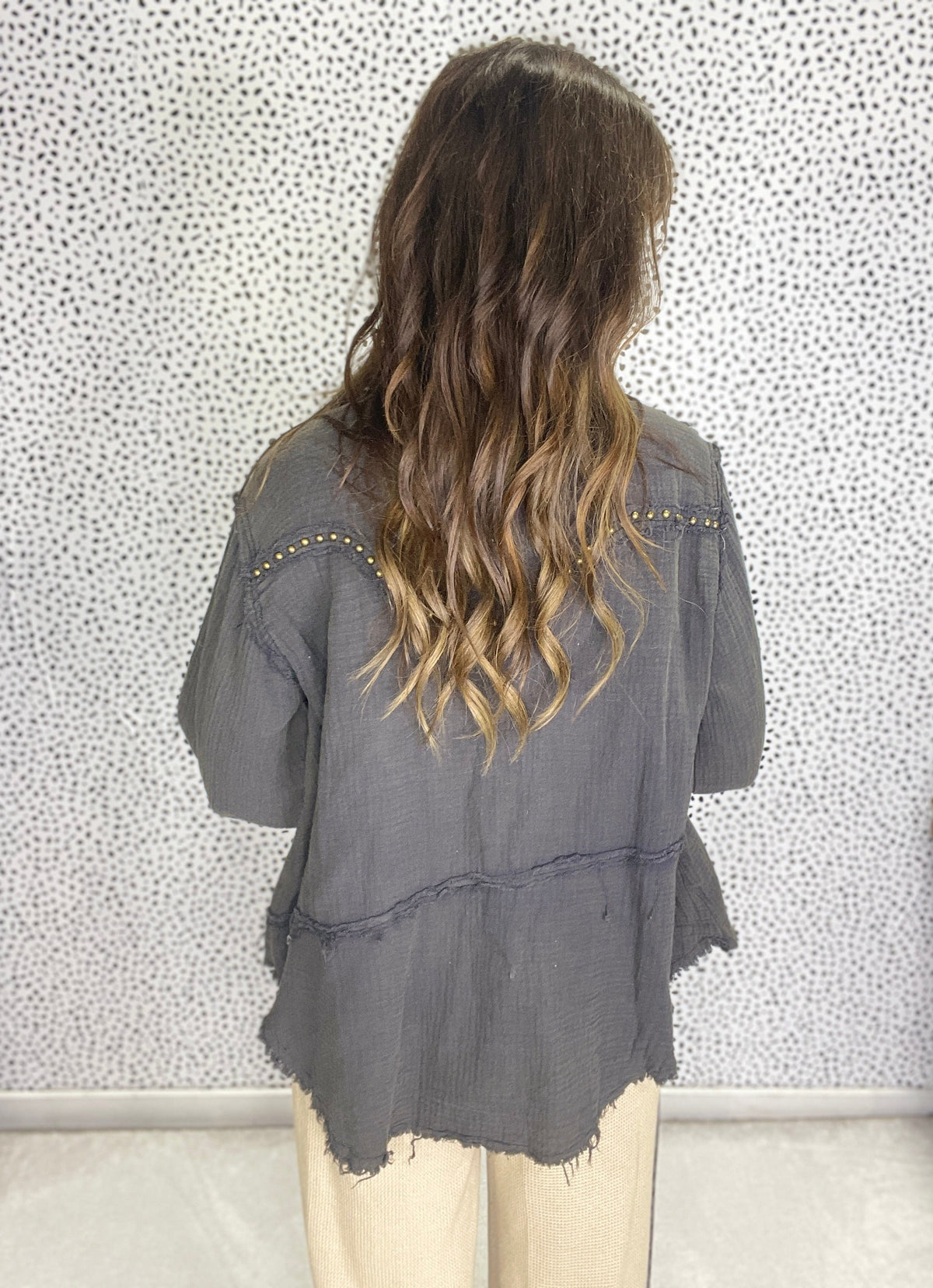 Pol Sierra Stud Shirt Jacket *Final Sale*