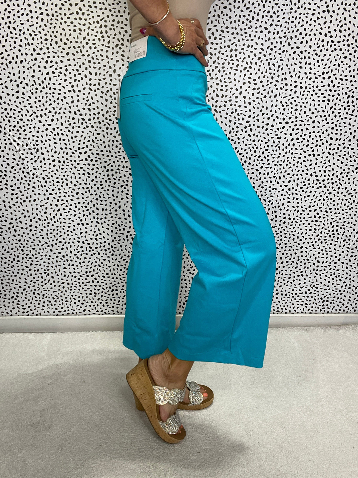 Dream Fit Wide Cropped Pant In 5 Colors *Final Sale*