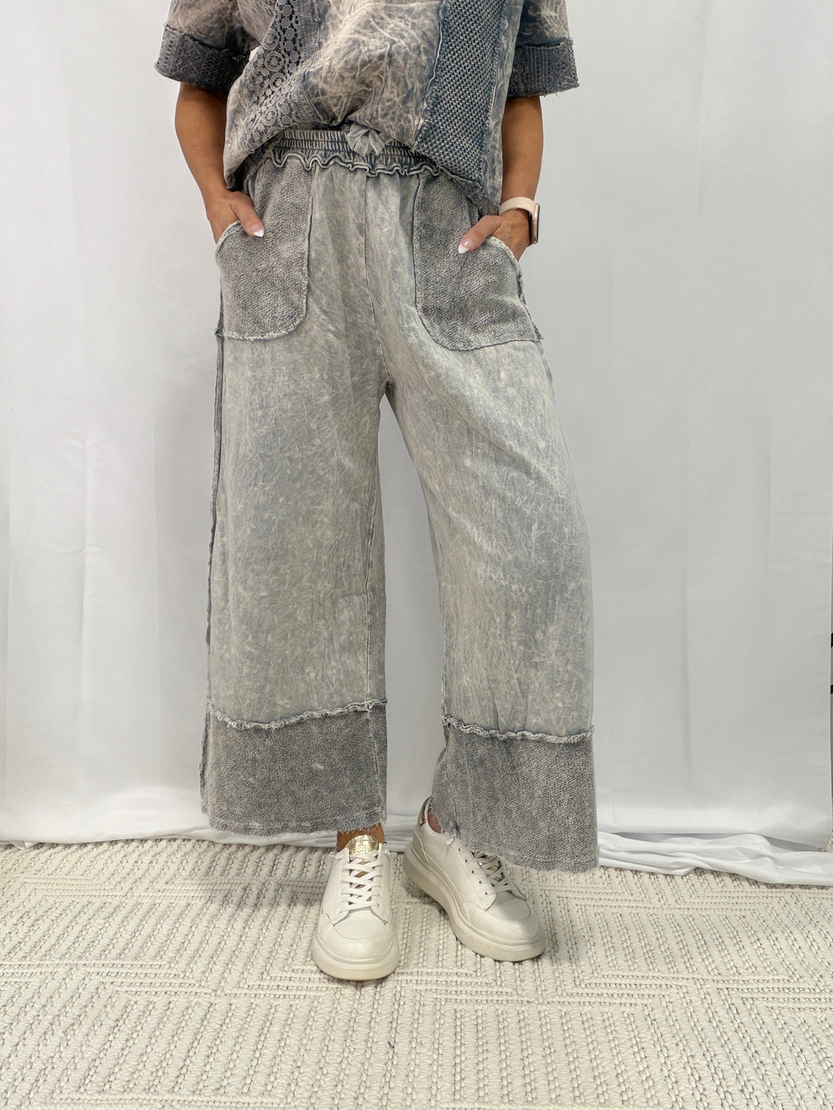 Pretty Girl Easy Mineral Wash Pants In 13 Colors