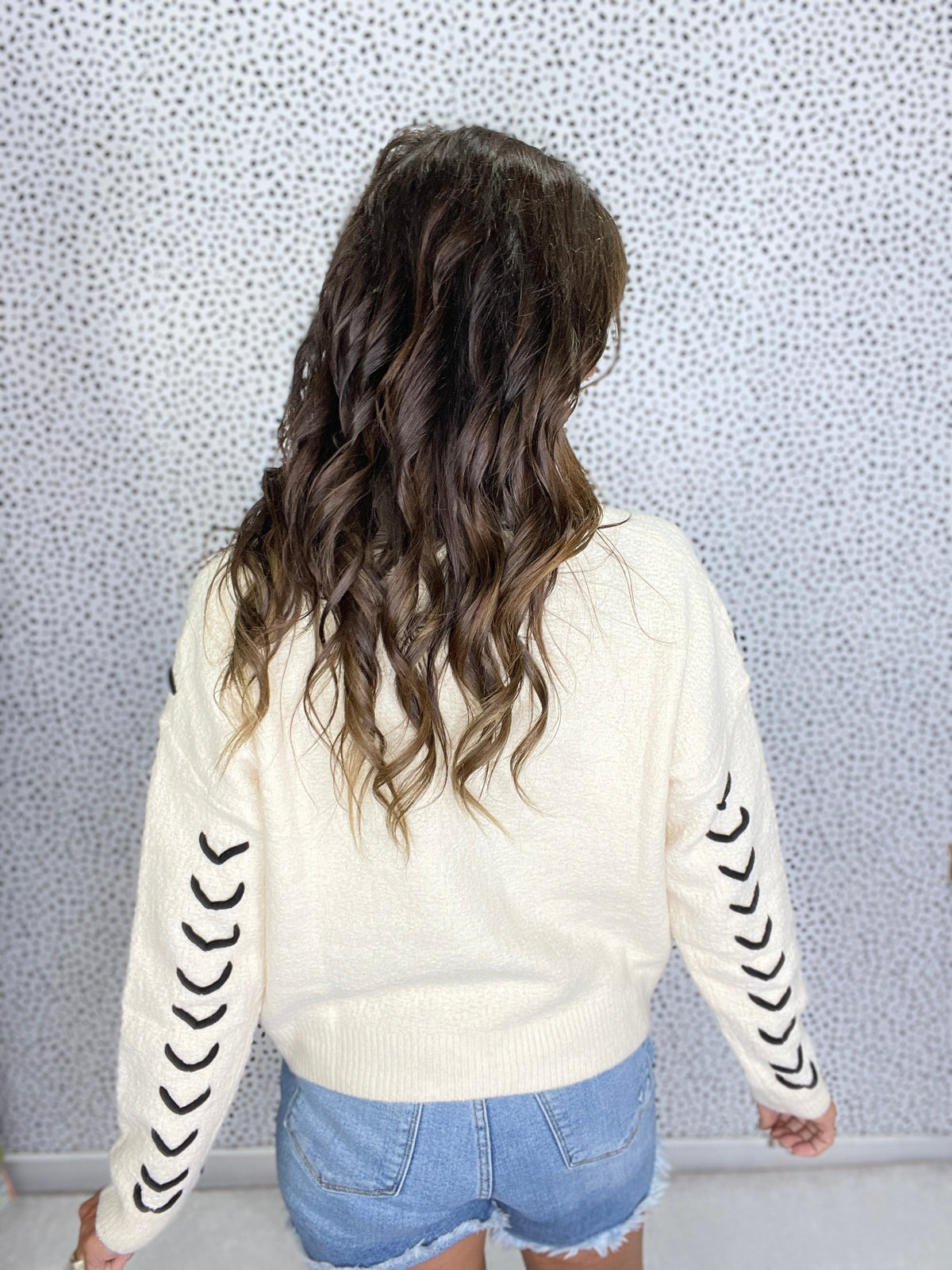Stitch & Style Cream Sweater *Final Sale*