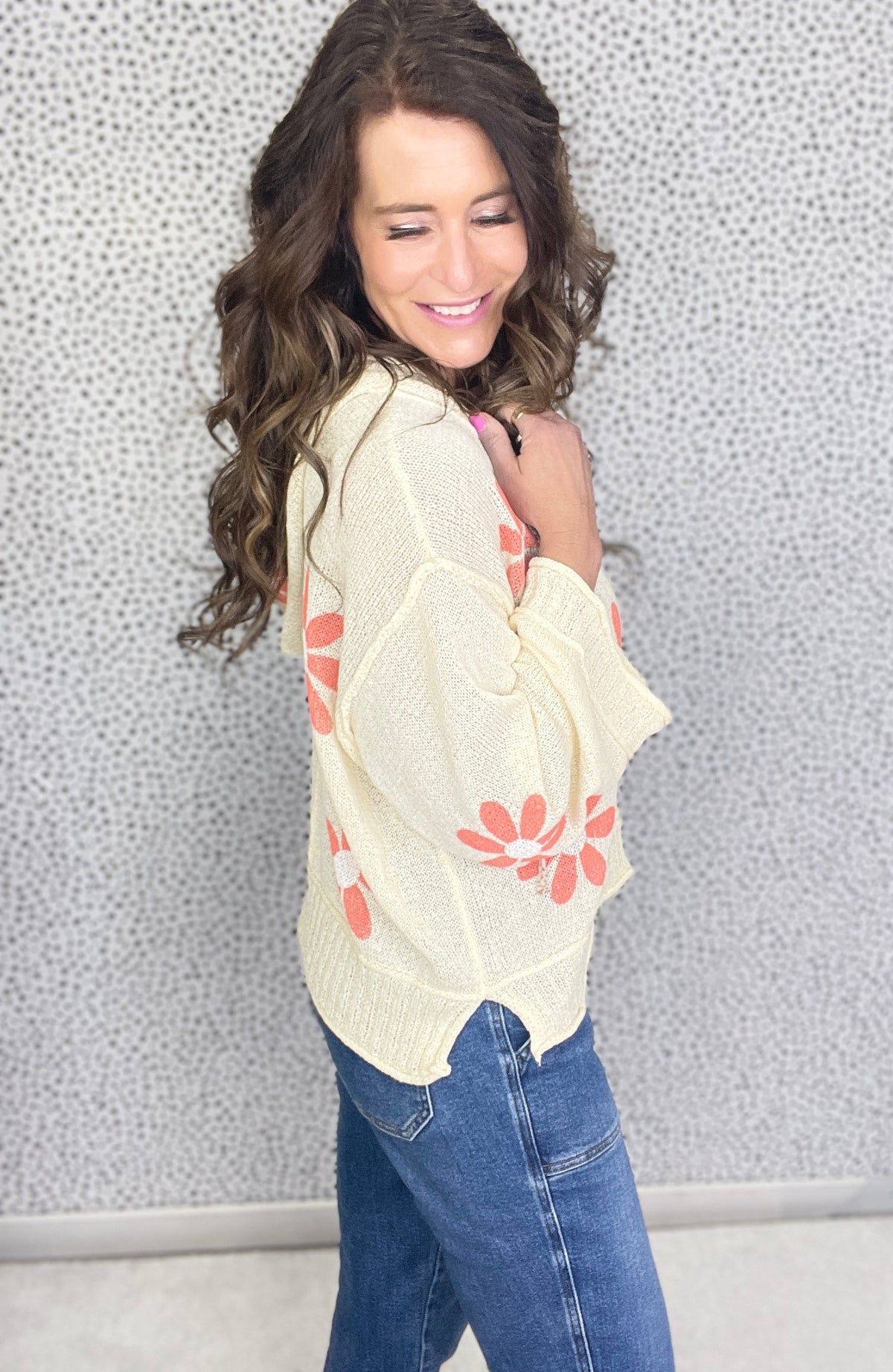 POL Summer Flower Lightweight Sweater Hoodie In 6 Colors *Final Sale*
