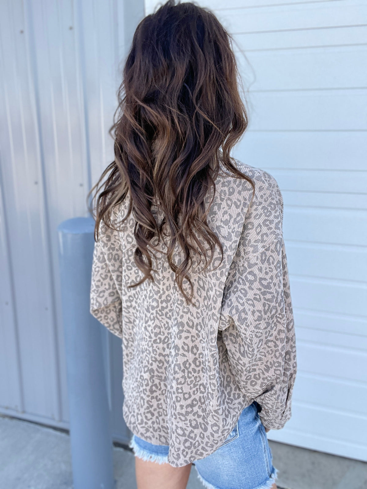 Animalize Corded Button Front Easy Shirt *Final Sale*