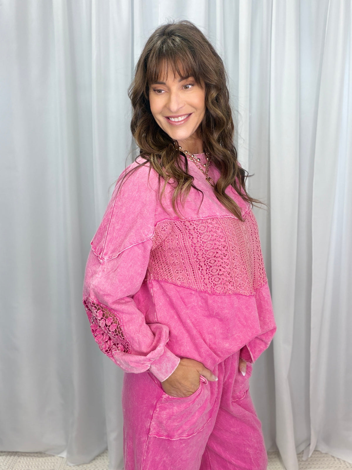 What You're Looking For Mineral Washed Long Sleeve Top In 5 Colors