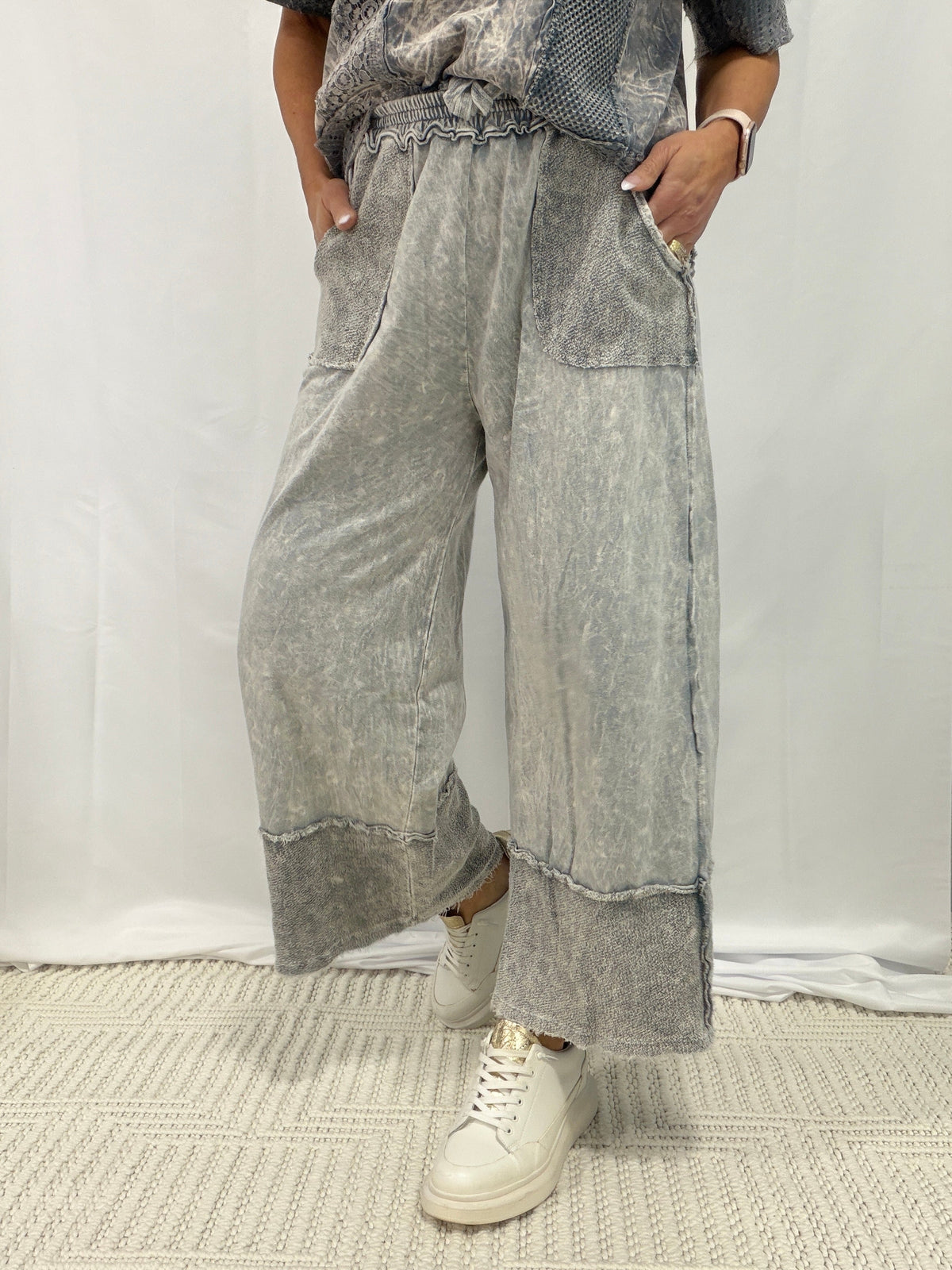 Pretty Girl Easy Mineral Wash Pants In 13 Colors
