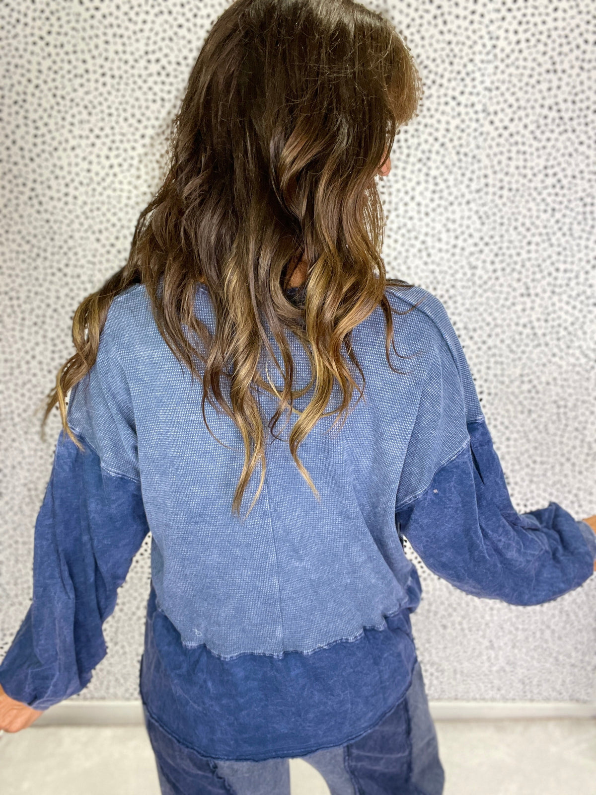 Mineral Washed V Neck, Dolman Sleeve Top in 2 Colors *Final Sale*