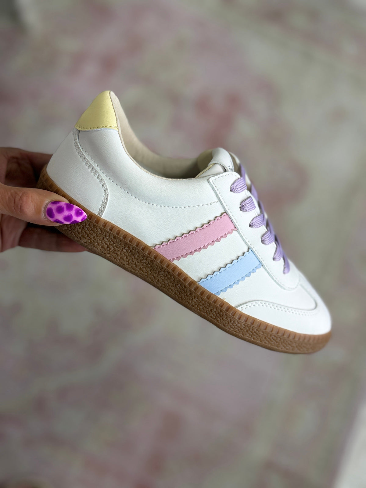 Corkys Heads Up Sneakers In Pastel Combo