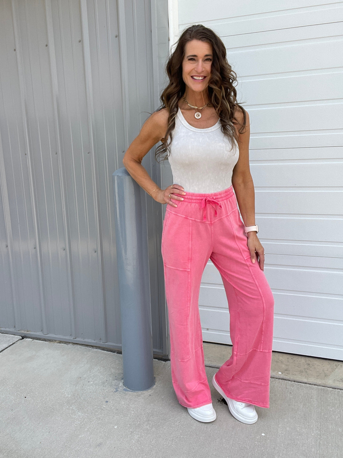 The Great Getaway Relaxed Mineral Washed Stretch Cotton Pants