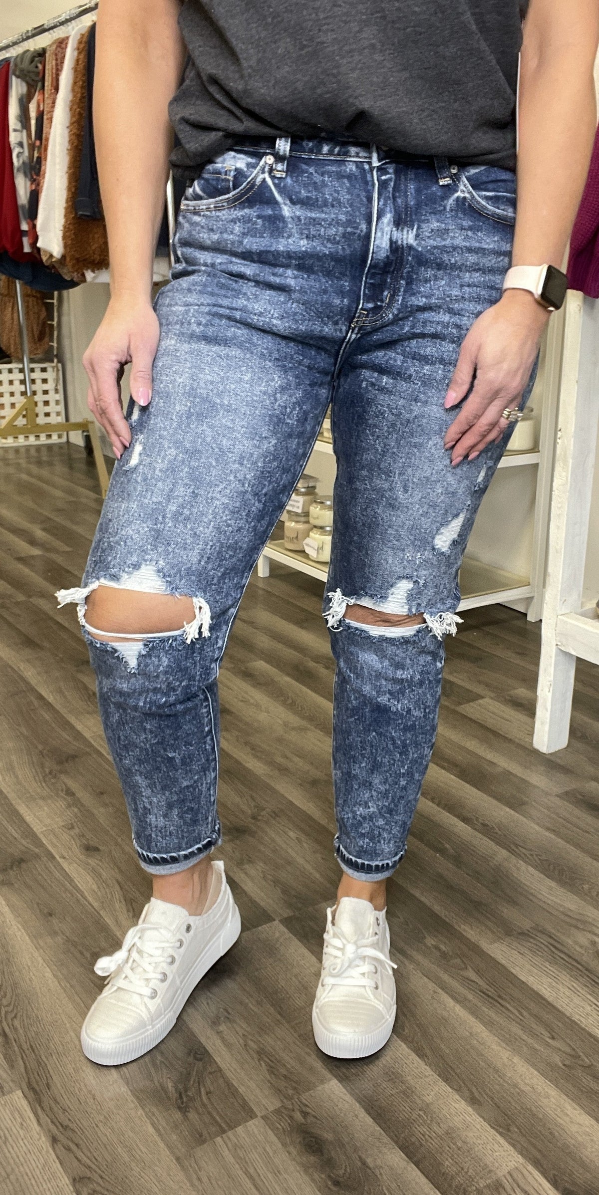 KanCan Molly Distressed Mom Jean 304 *Final Sale*