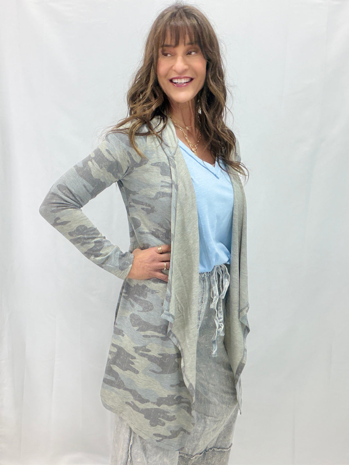 Everyday Edge Camo Cardigan *Final Sale*