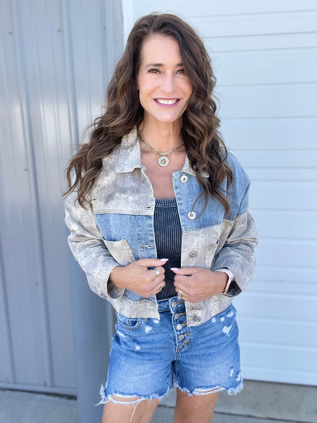 Pol Never To Much Camo Denim Twill Jacket *Final Sale*
