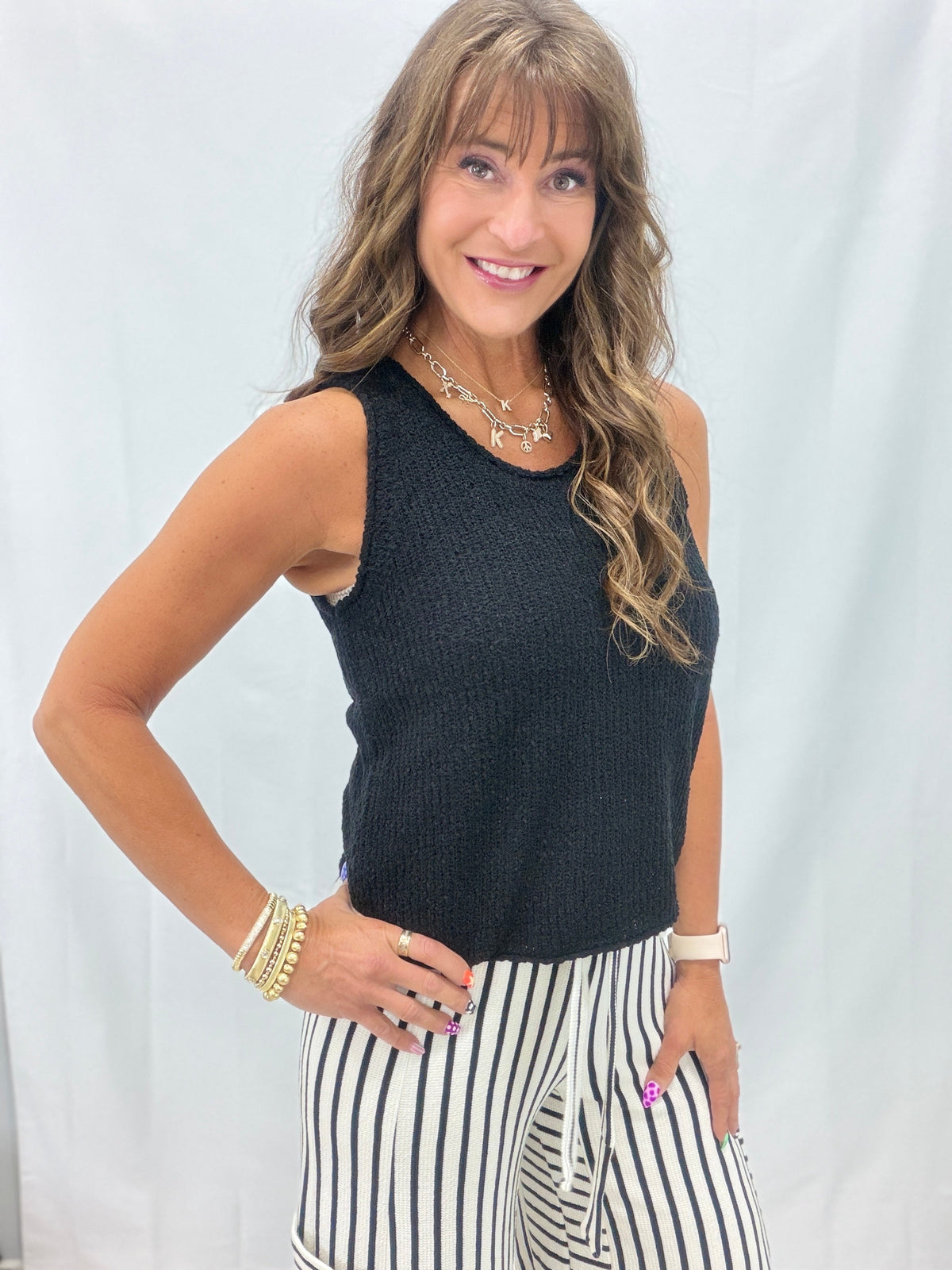 Cutting Corners Sweater Tank Top in 2 Colors