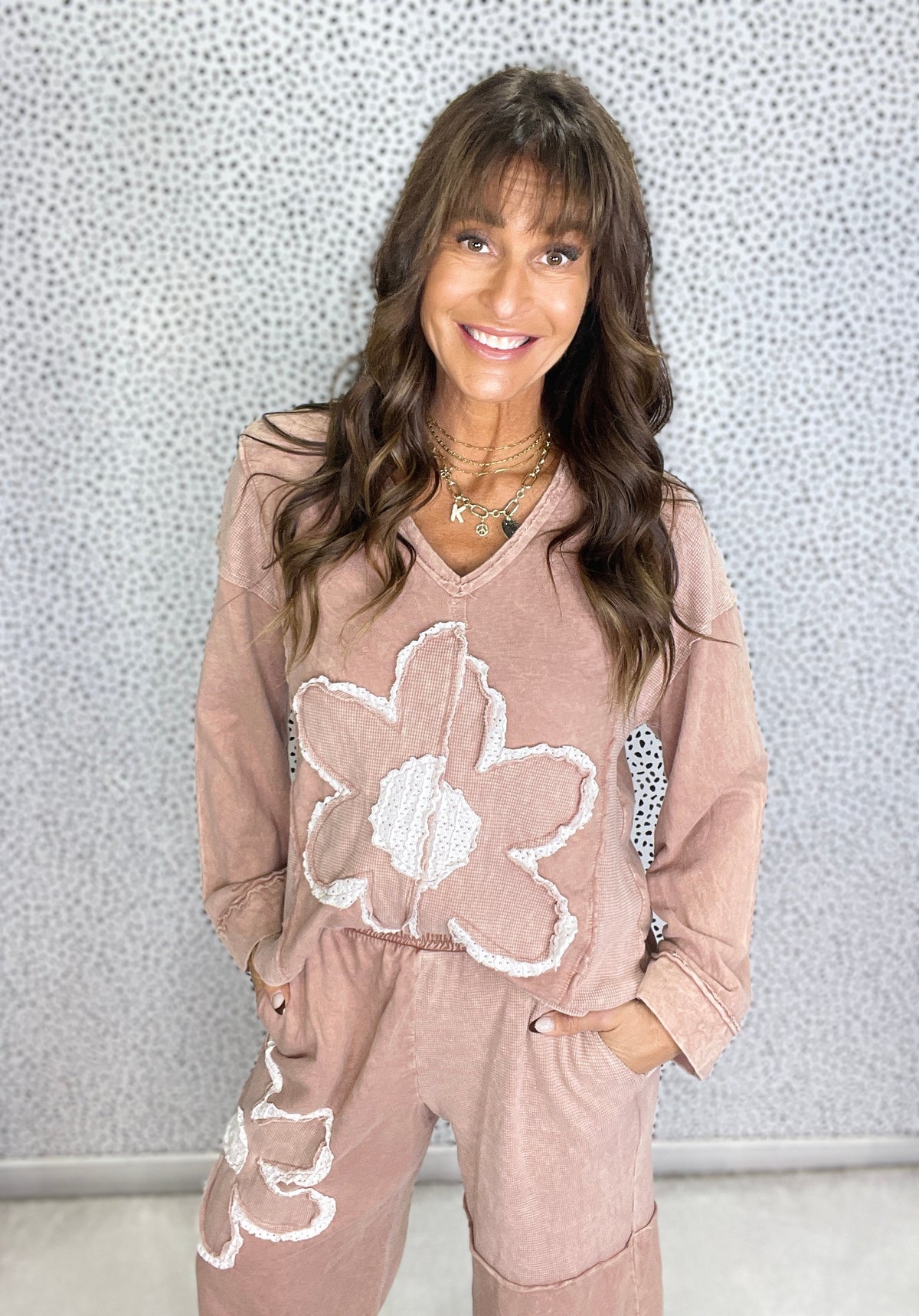 Boho Blooming Mineral Wash Top In 8 Colors