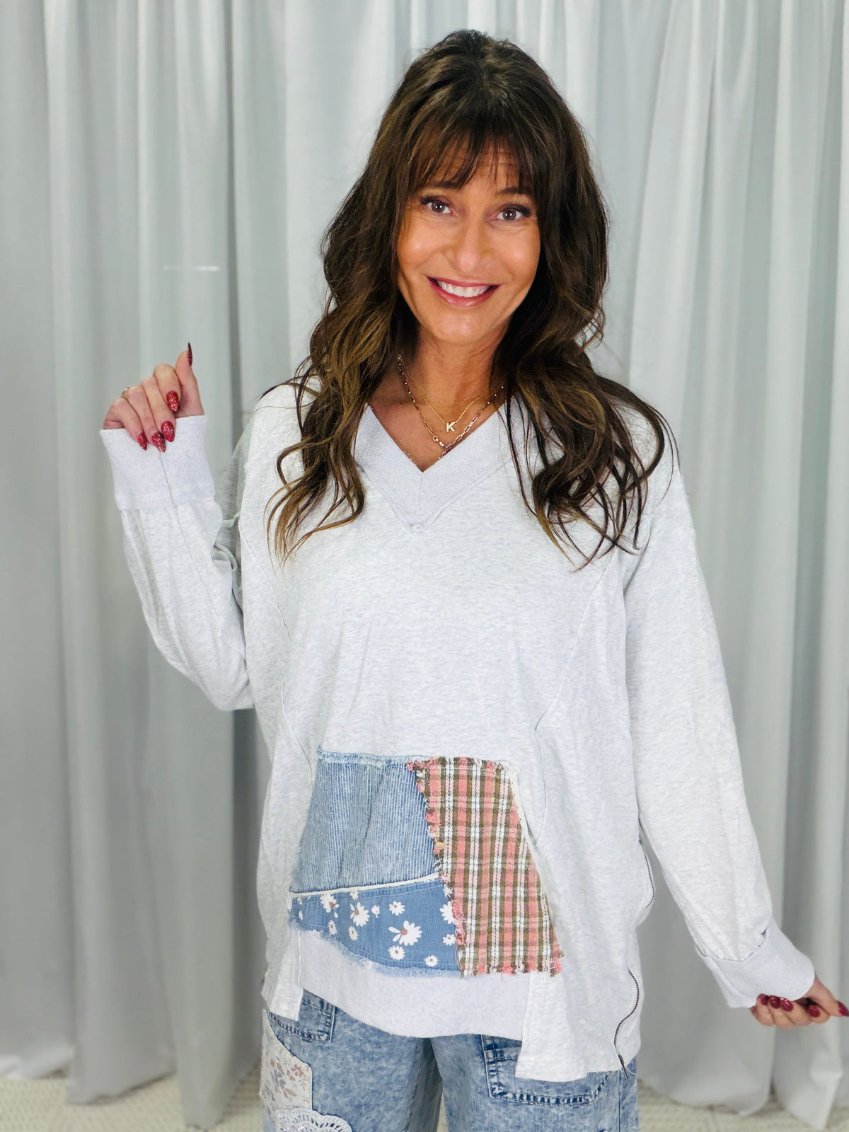 Always True Mineral Washed V-Neck Top In 2 Colors *Final Sale*