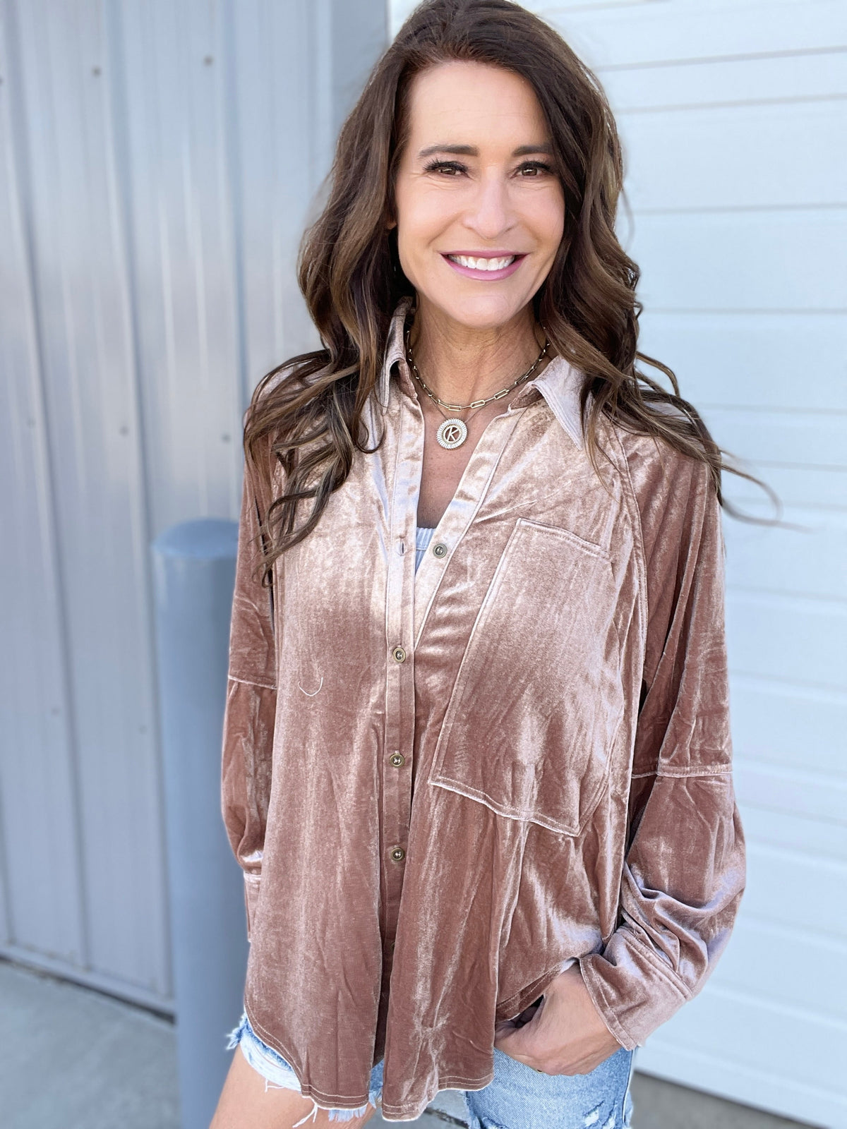 Make It After All Oversized Velvet Top In 3 Colors *Final Sale*