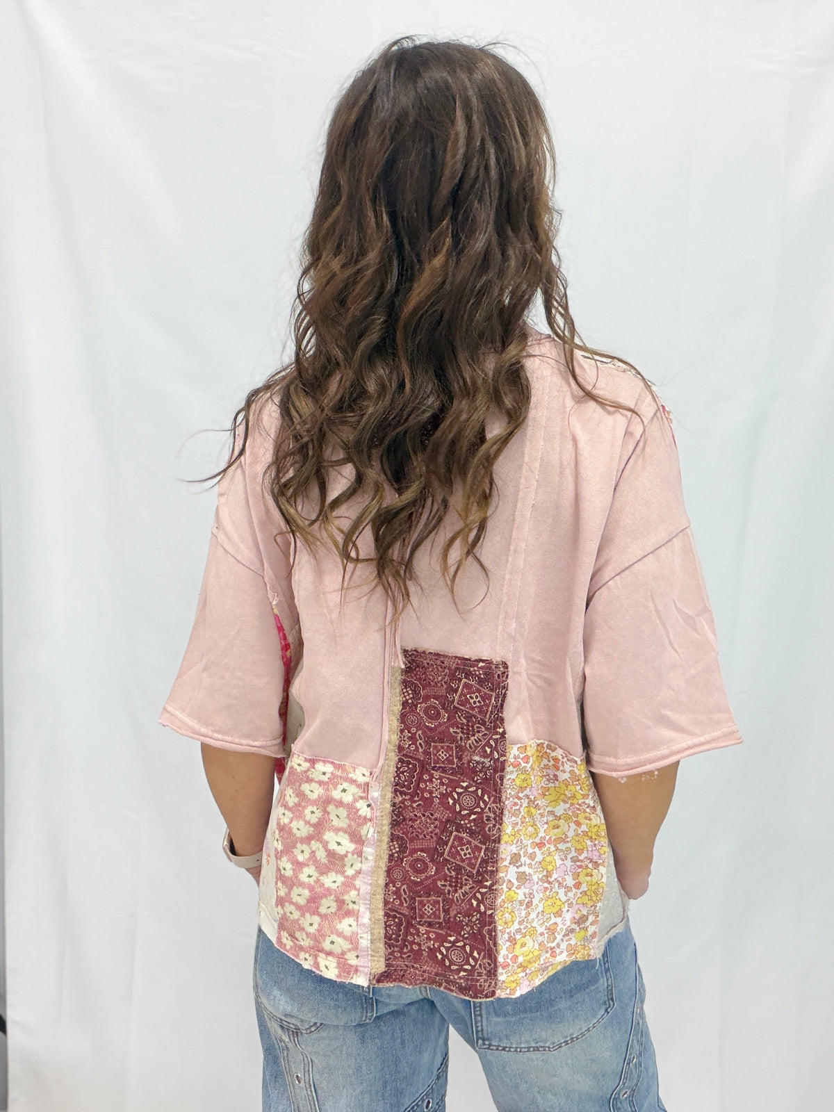 Oli & Hali You Make Me Sing Patchwork Top In 2 Colors