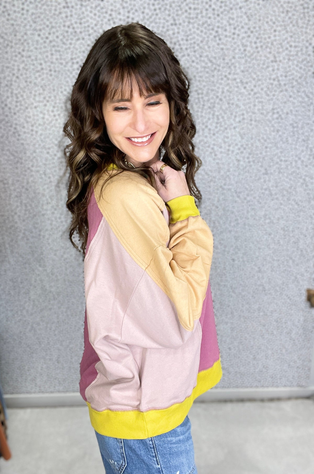 The Places You Go Color Block Pullover In 2 Colors *Final Sale*