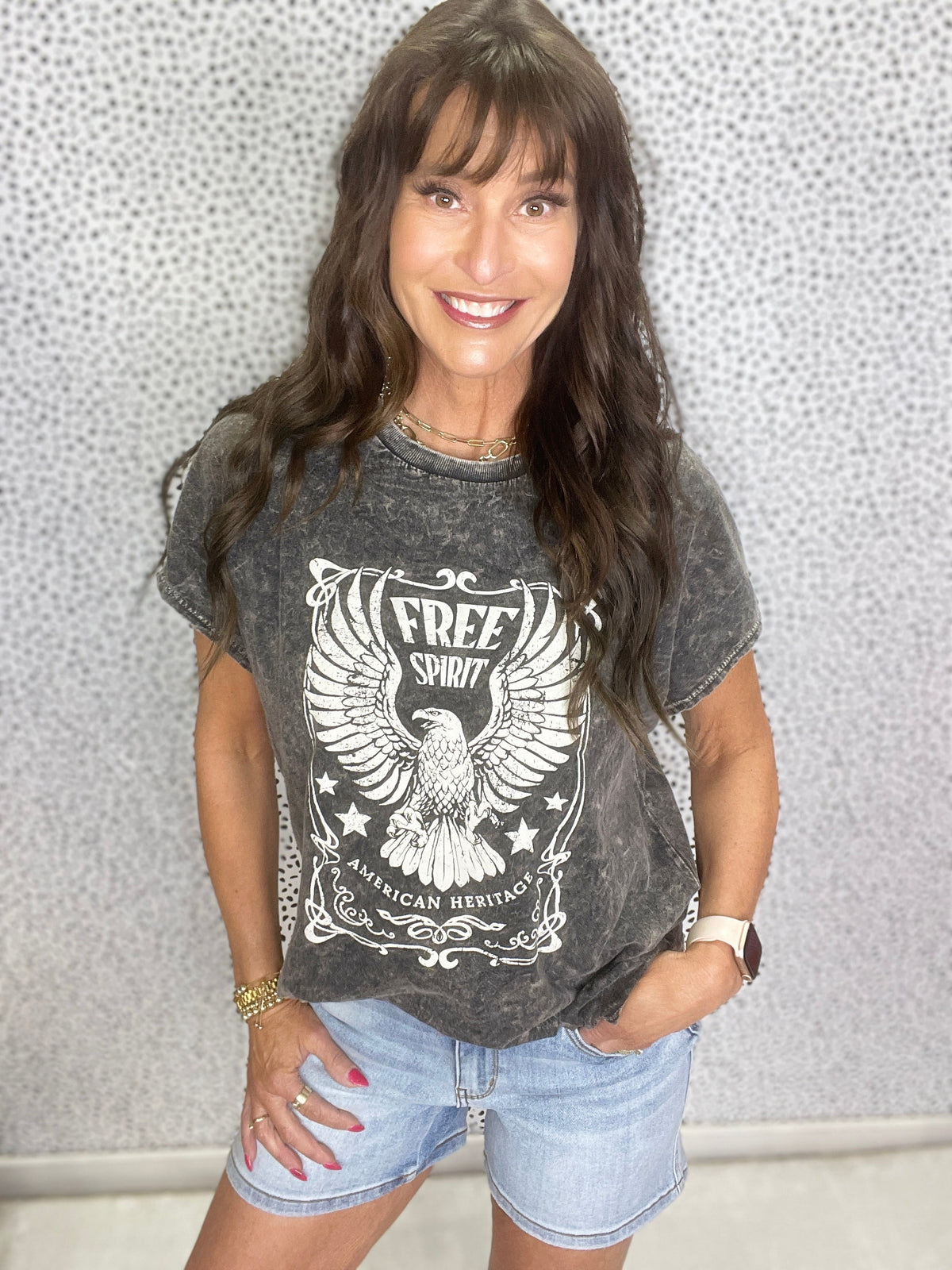 Feels Like Freedom Mineral Washed Top In 5 Colors