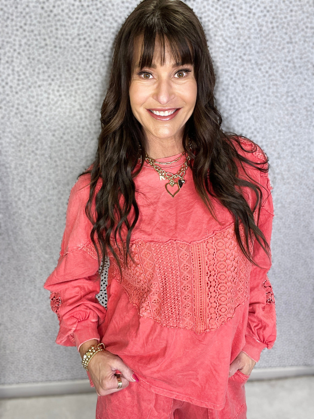 What You're Looking For Mineral Washed Long Sleeve Top In 5 Colors