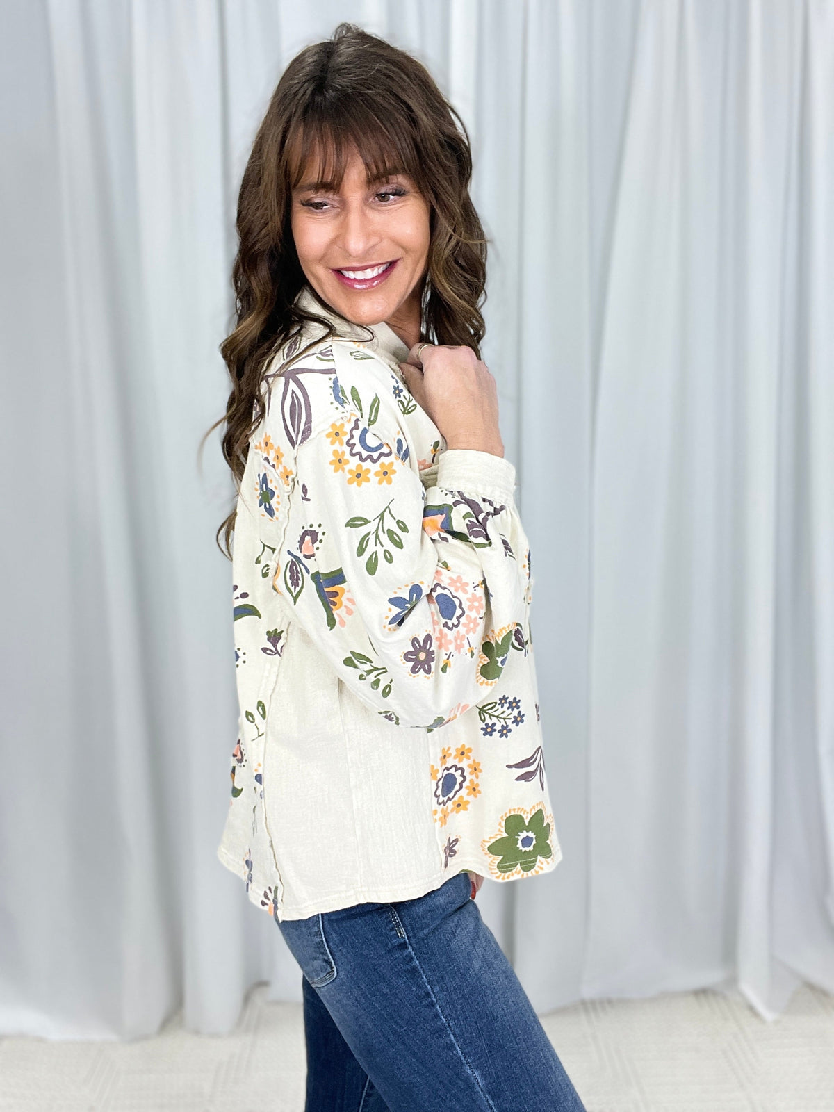 Wildflower Whisper Mineral Wash Top In 6 Colors