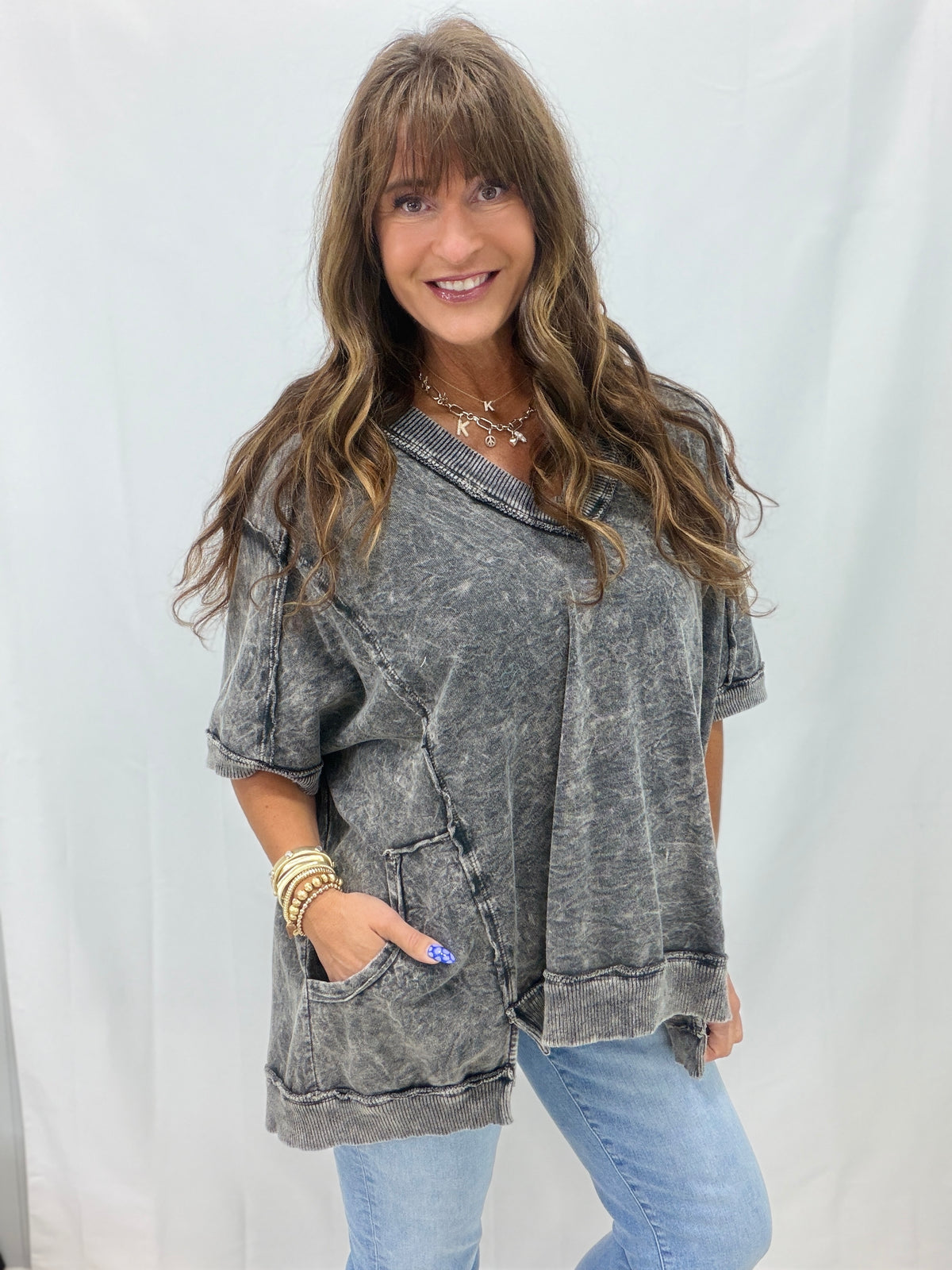 Mineral Mist Half Sleeve Tee In 8 Colors