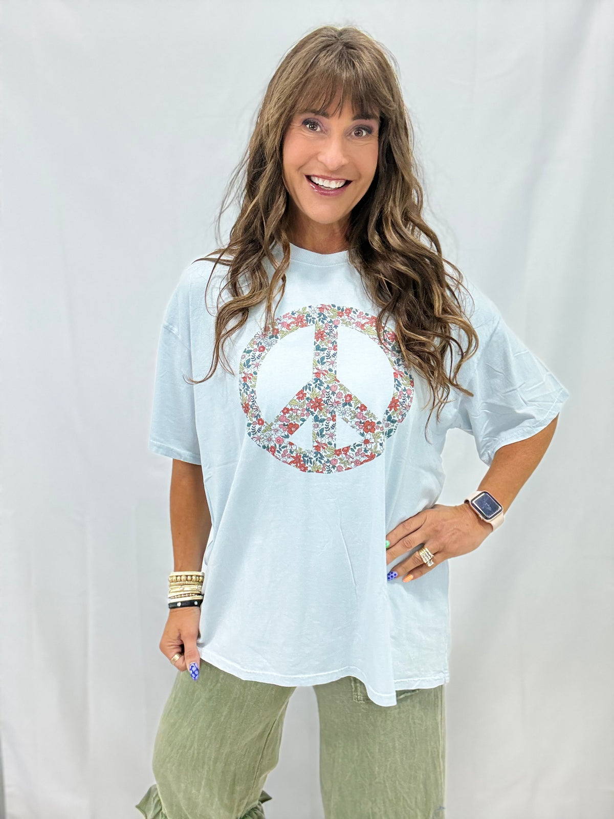 Dream Of Peace Mineral Washed Top In 3 Colors