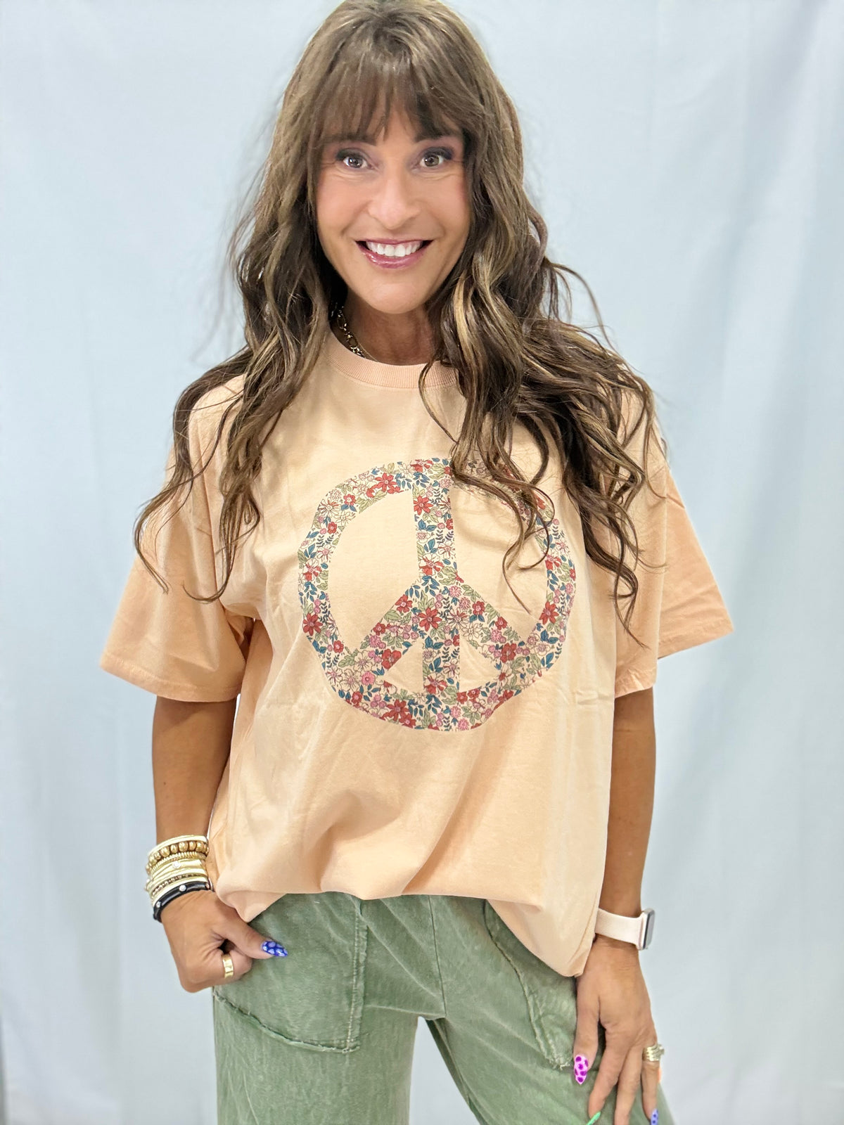 Dream Of Peace Mineral Washed Top In 3 Colors