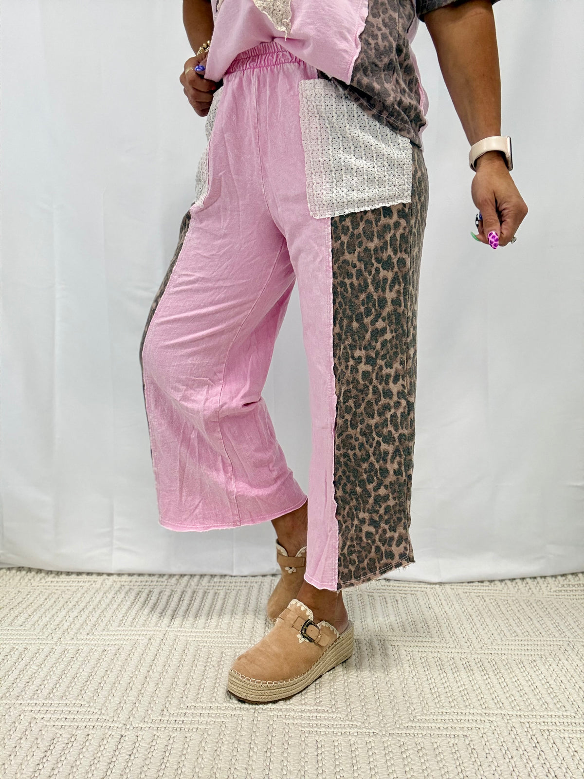 POL Relaxed Fit Denim Overalls In Blue Plaid