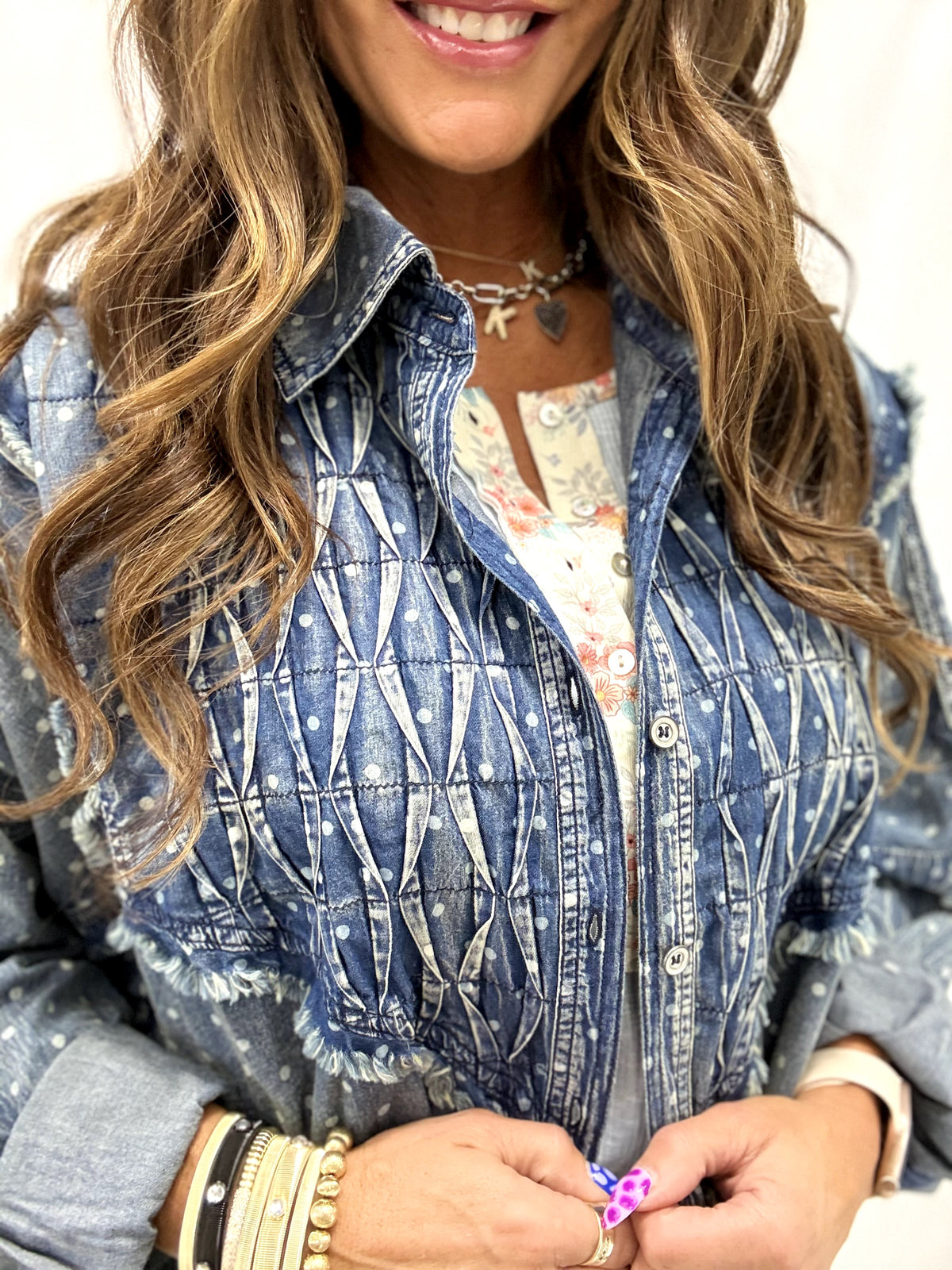 Vintage Charm Polka Dot Top