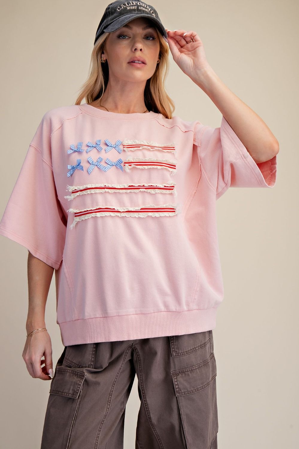 Stars & Snuggles Terry Knit Pullover In 4 Colors