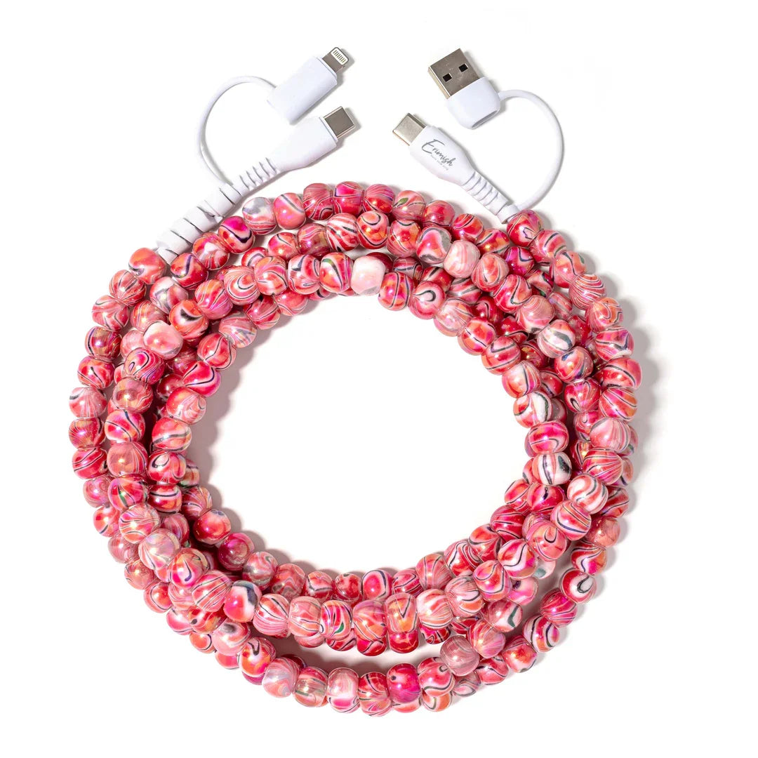 Erimish Beaded Charging Cords 3ft & 6ft *Final Sale*