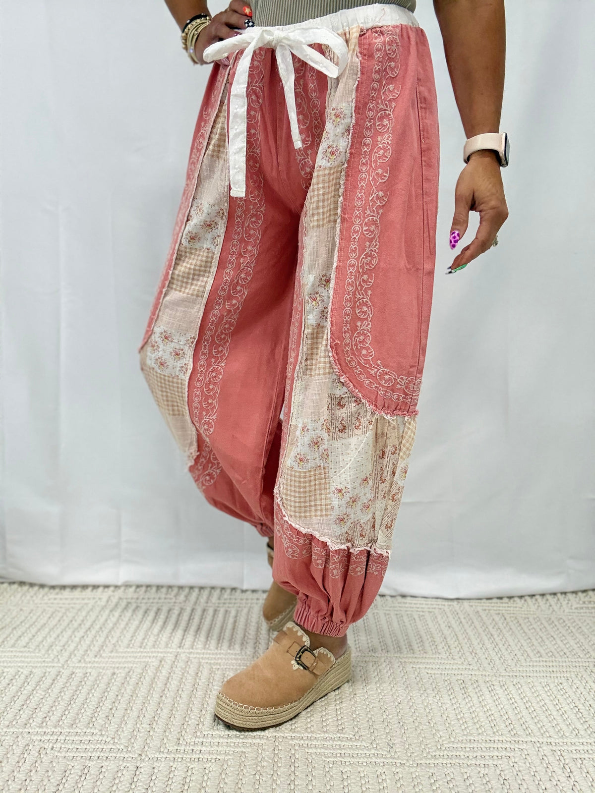POL In The Meadow Elastic Waist Pants In 2 Colors