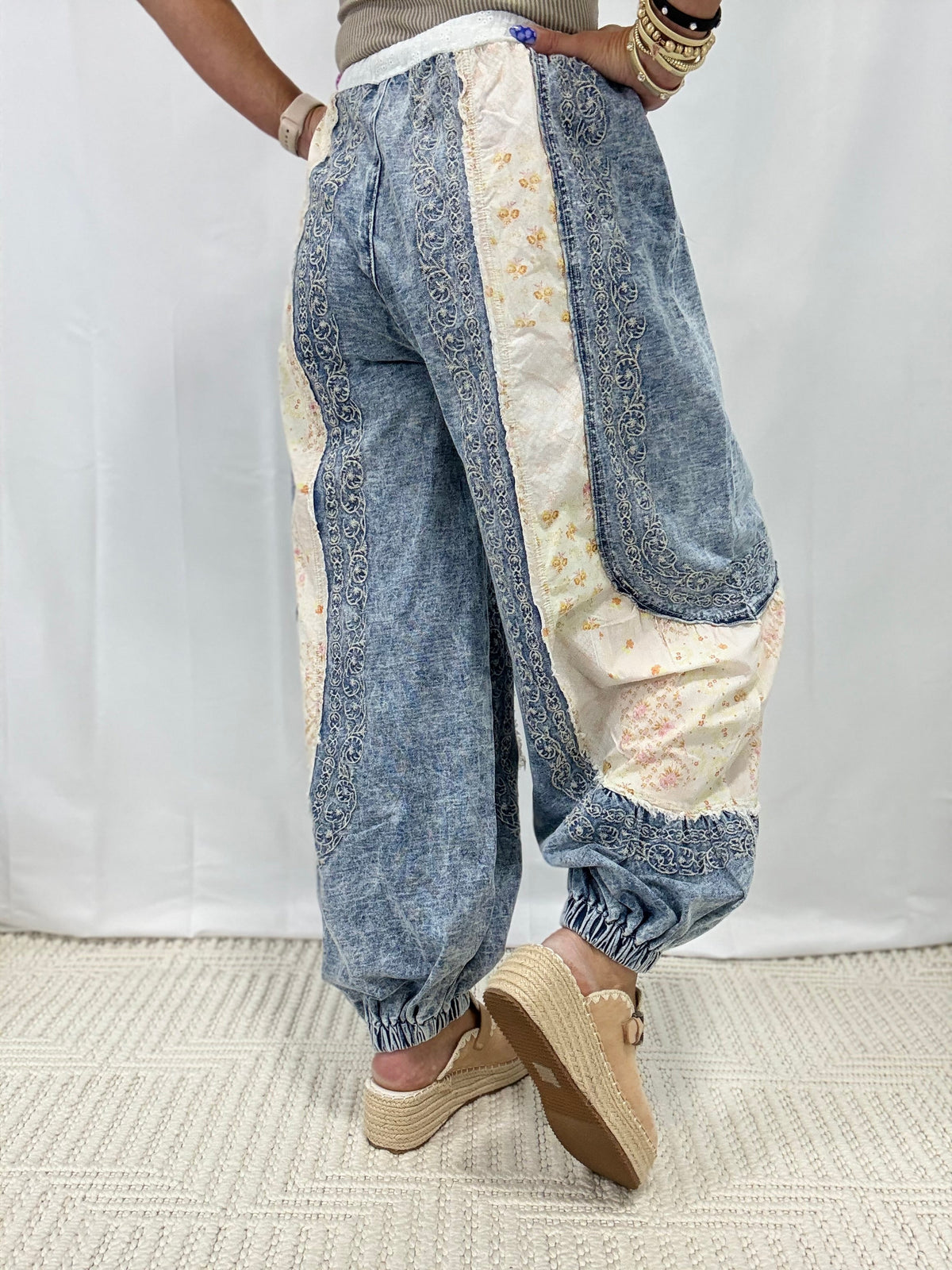 POL In The Meadow Elastic Waist Pants In 2 Colors