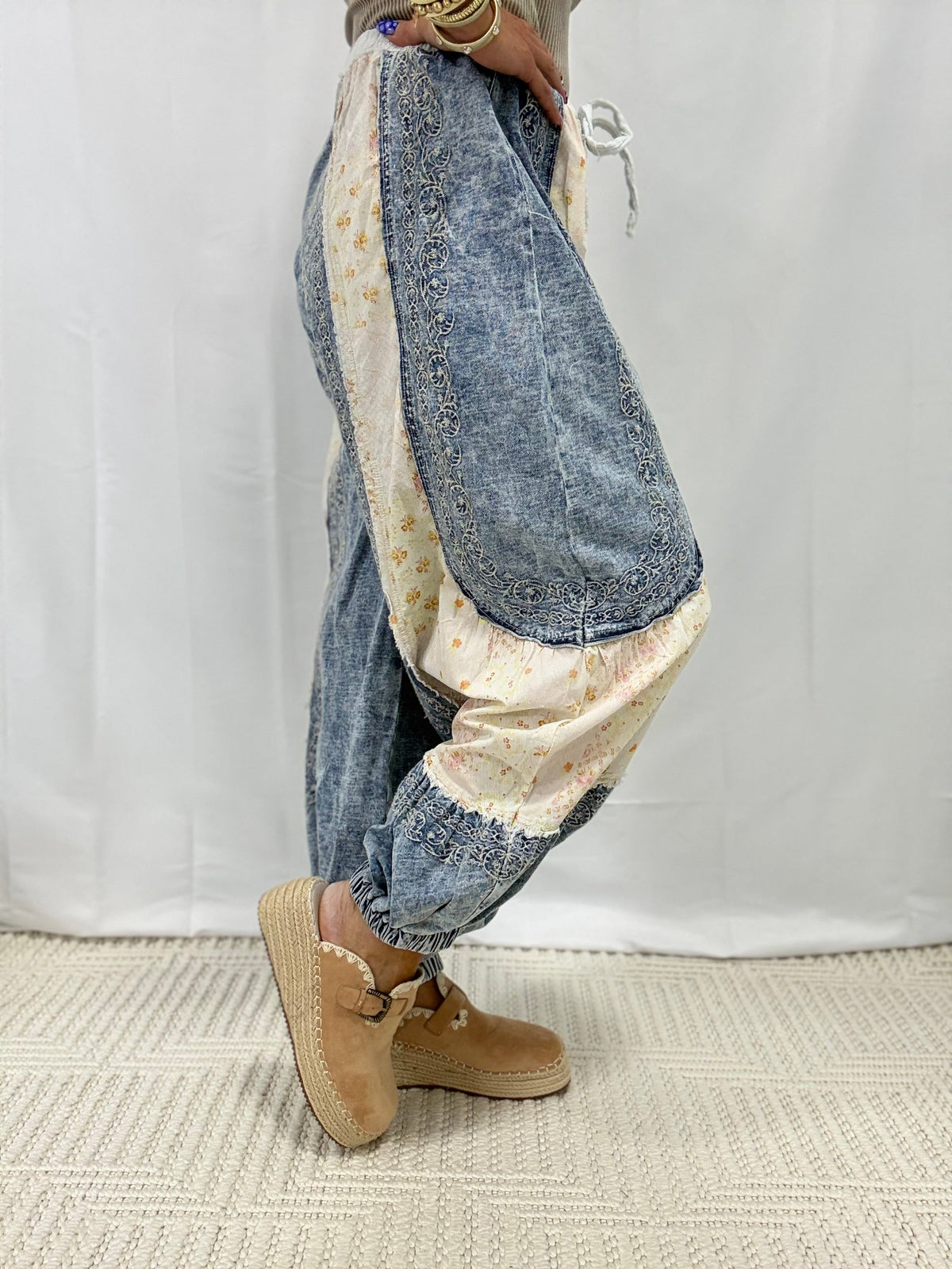 POL In The Meadow Elastic Waist Pants In 2 Colors