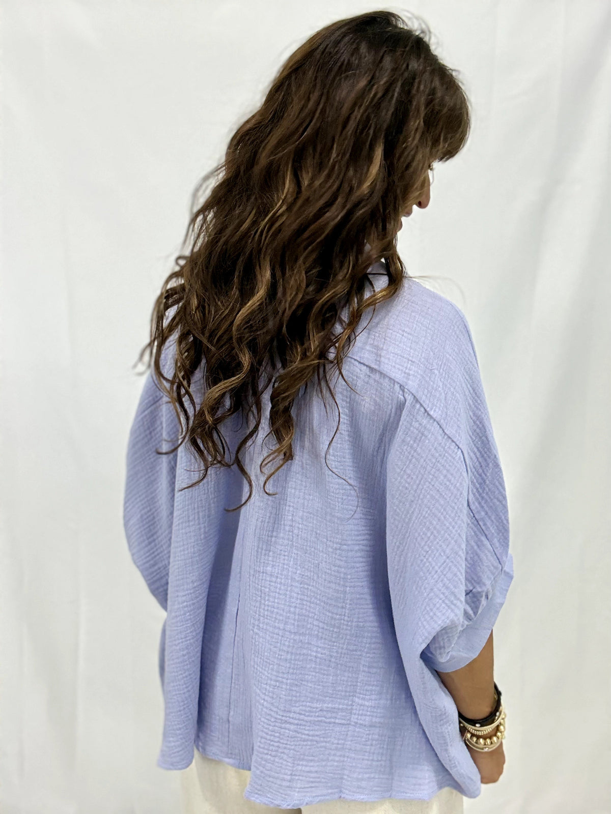 Set In Your Ways Button Down Shirt In Blue