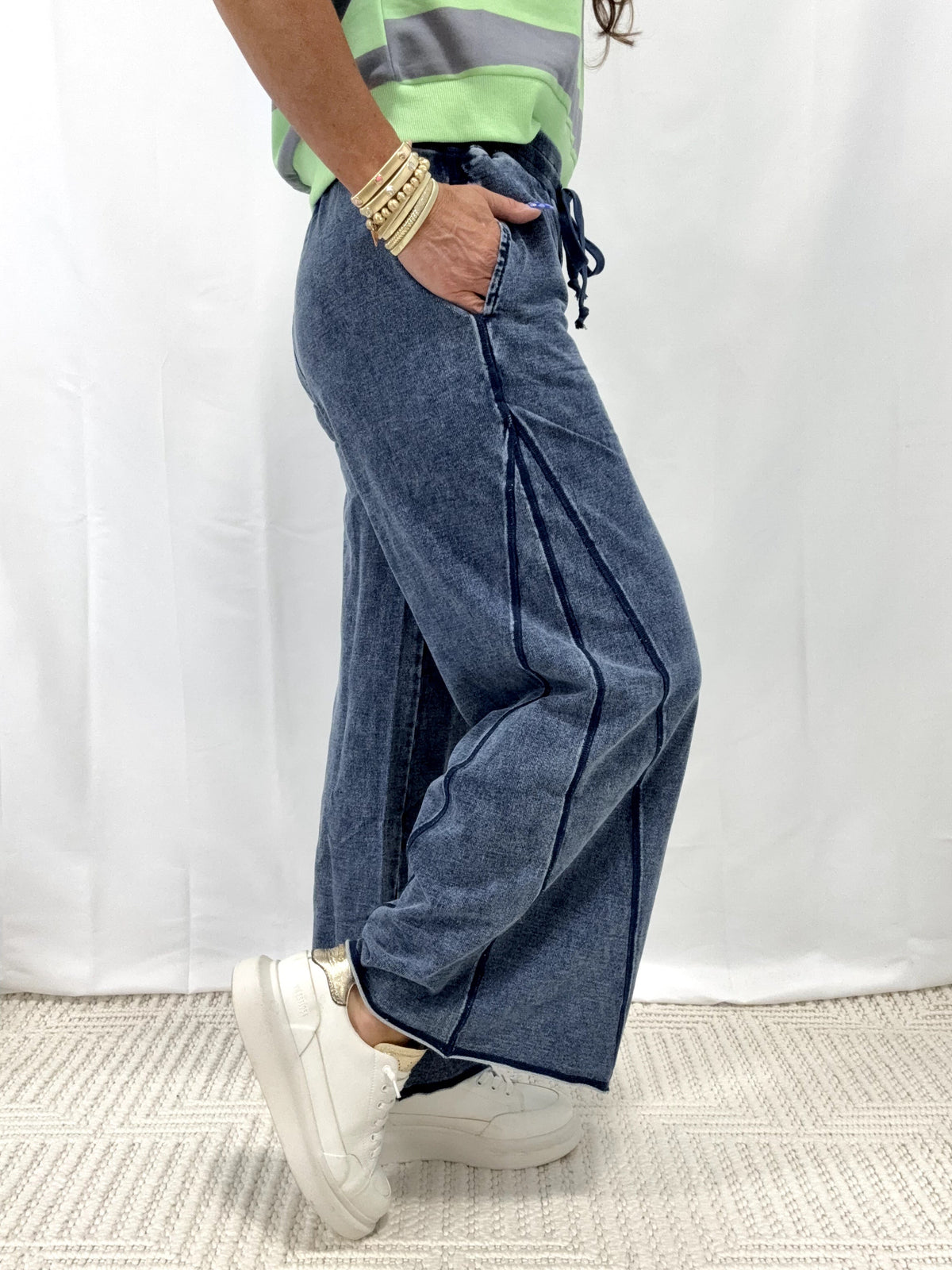 Cloud Drift Wide Leg Lounge Pants In 2 Colors