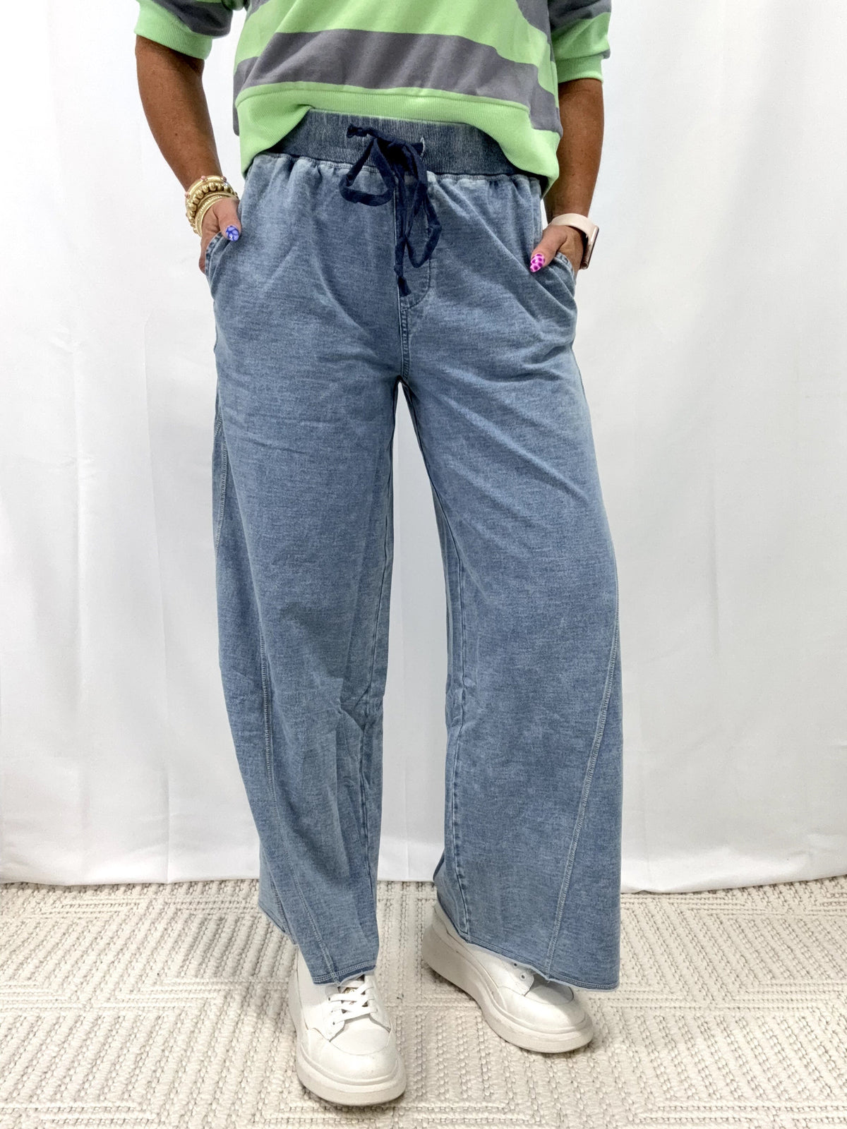 Cloud Drift Wide Leg Lounge Pants In 2 Colors