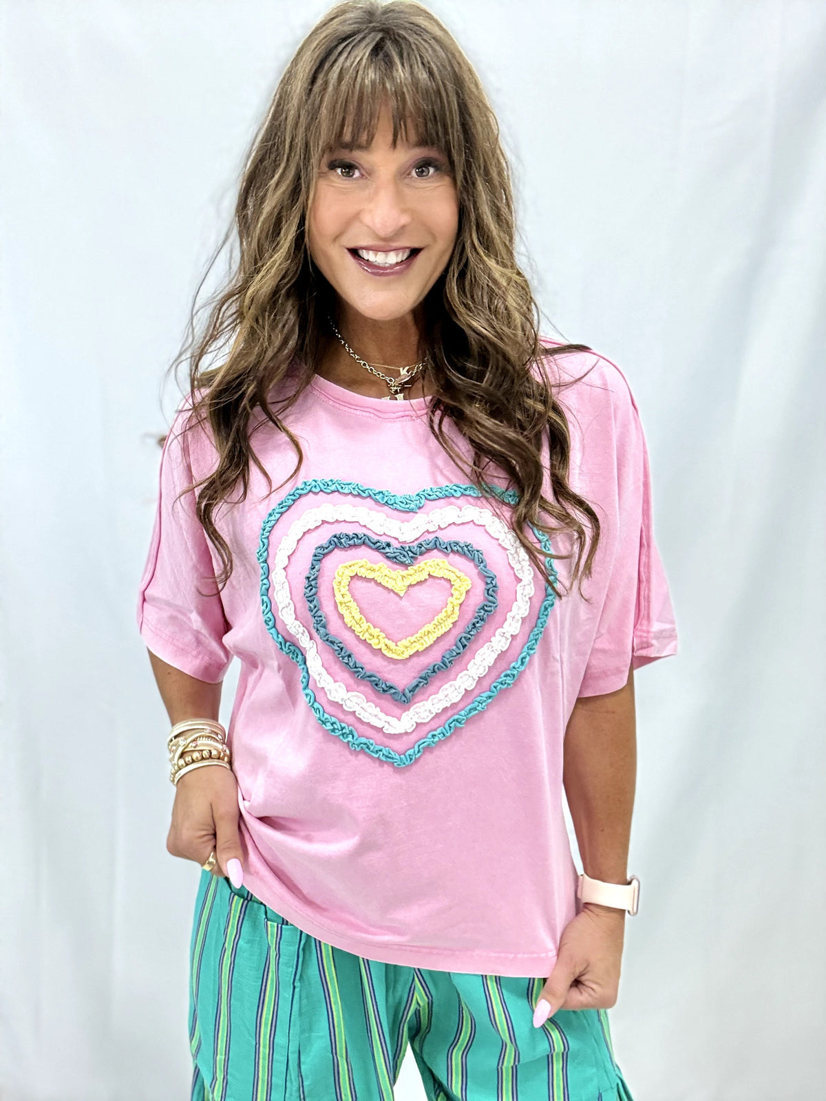 Cozy Crush Heart Front Top In 3 Colors