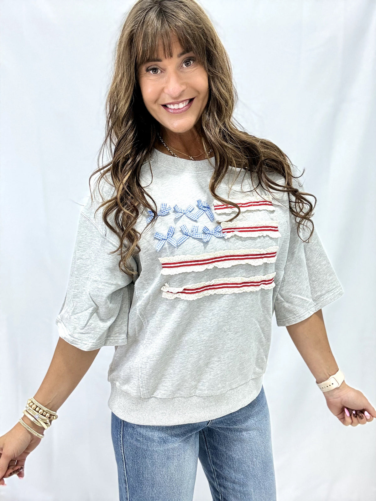 Stars & Snuggles Terry Knit Pullover In 4 Colors